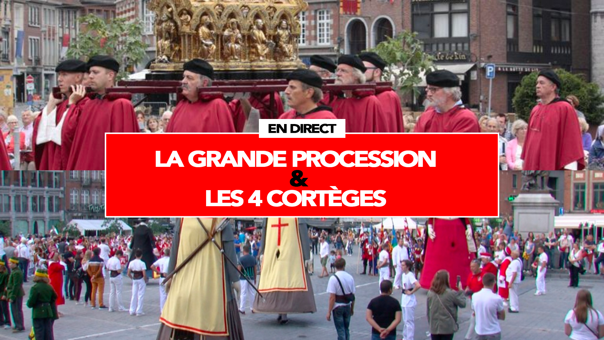 Vivez en direct la Grande Procession et les 4 Cortèges de Tournai ce dimanche sur Notélé