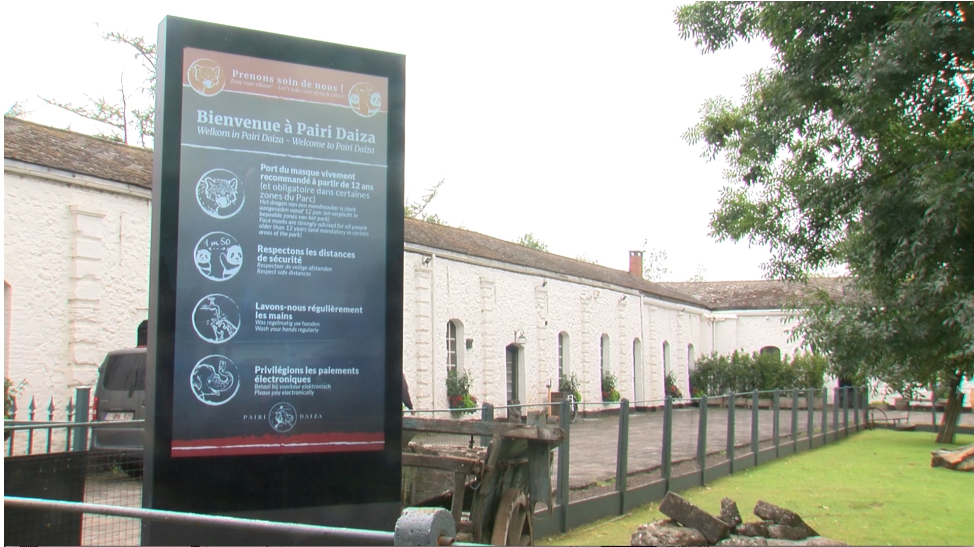 Une opération de contôle de l'auditorat du travail menée à Pairi Daiza