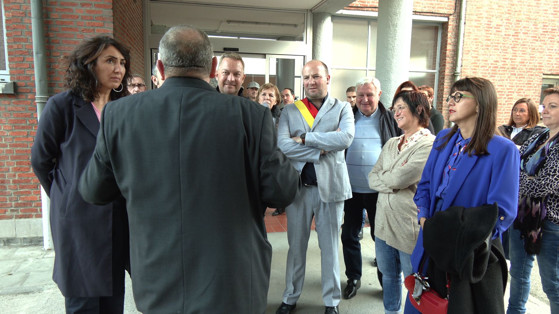 Christie Morreale, ministre wallonne de l’Action sociale, en visite au CPAS d’Ath