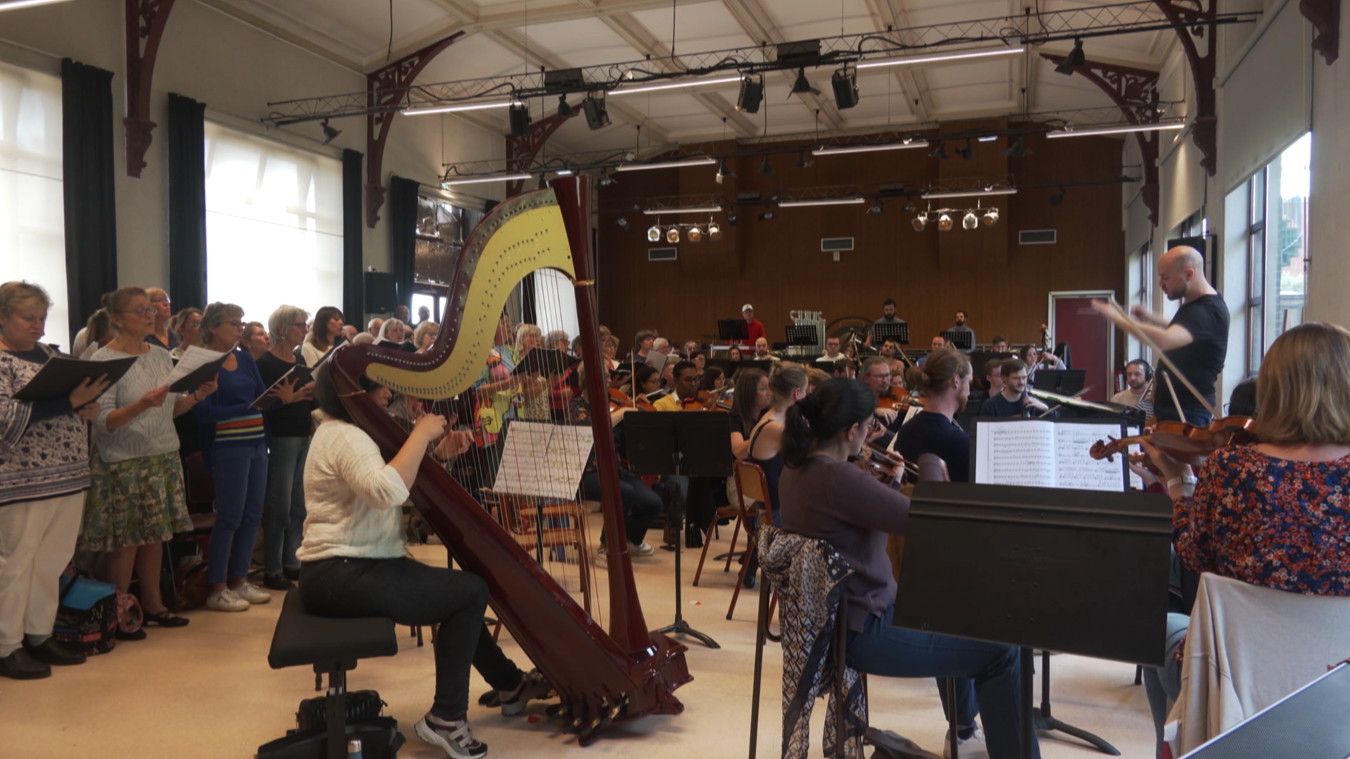 Tournai quatre chorales et un orchestre pour interpréter l