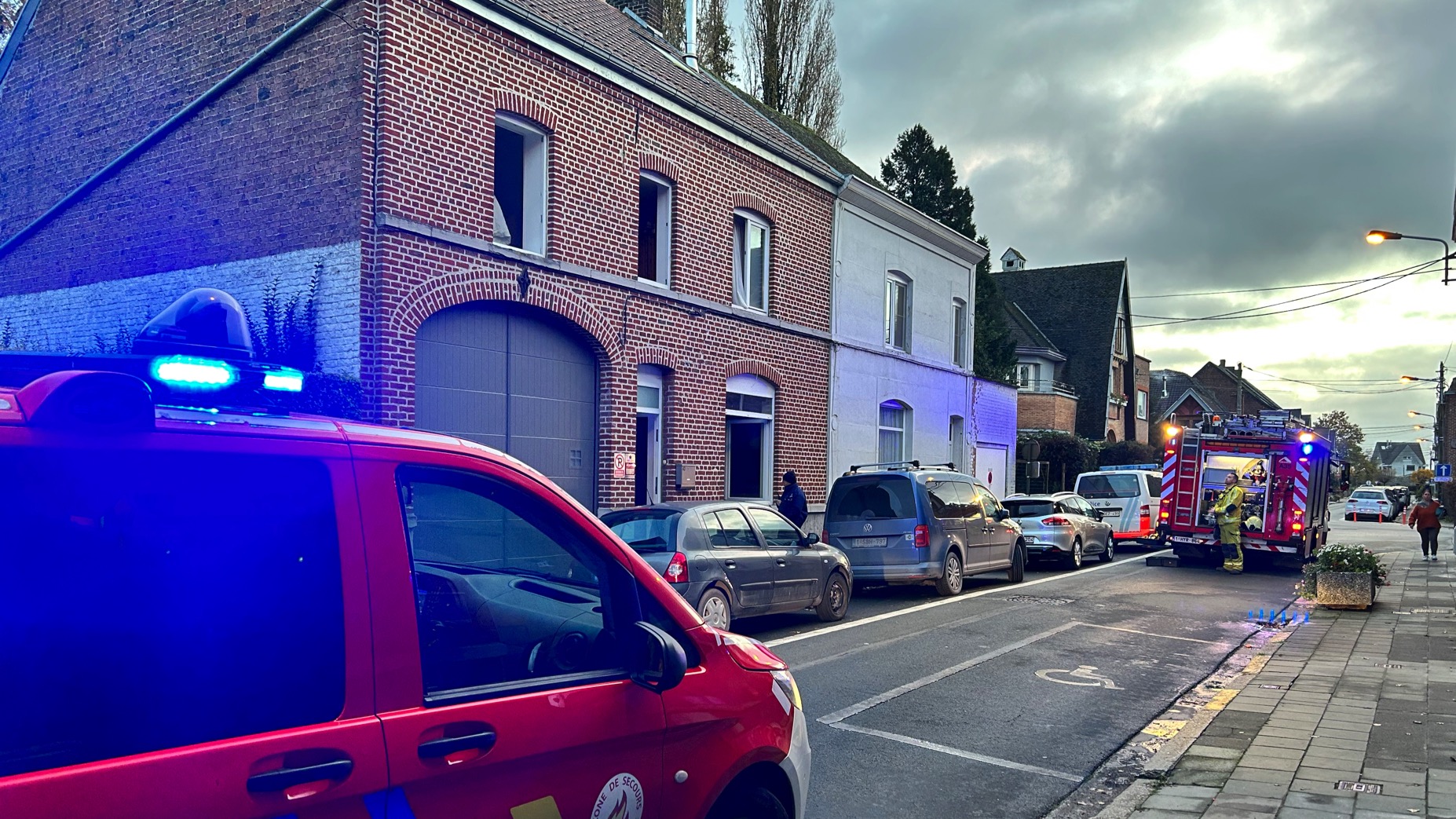 Antoing : un incendie d'une habitation rapidement maîtrisé à la rue Neuve