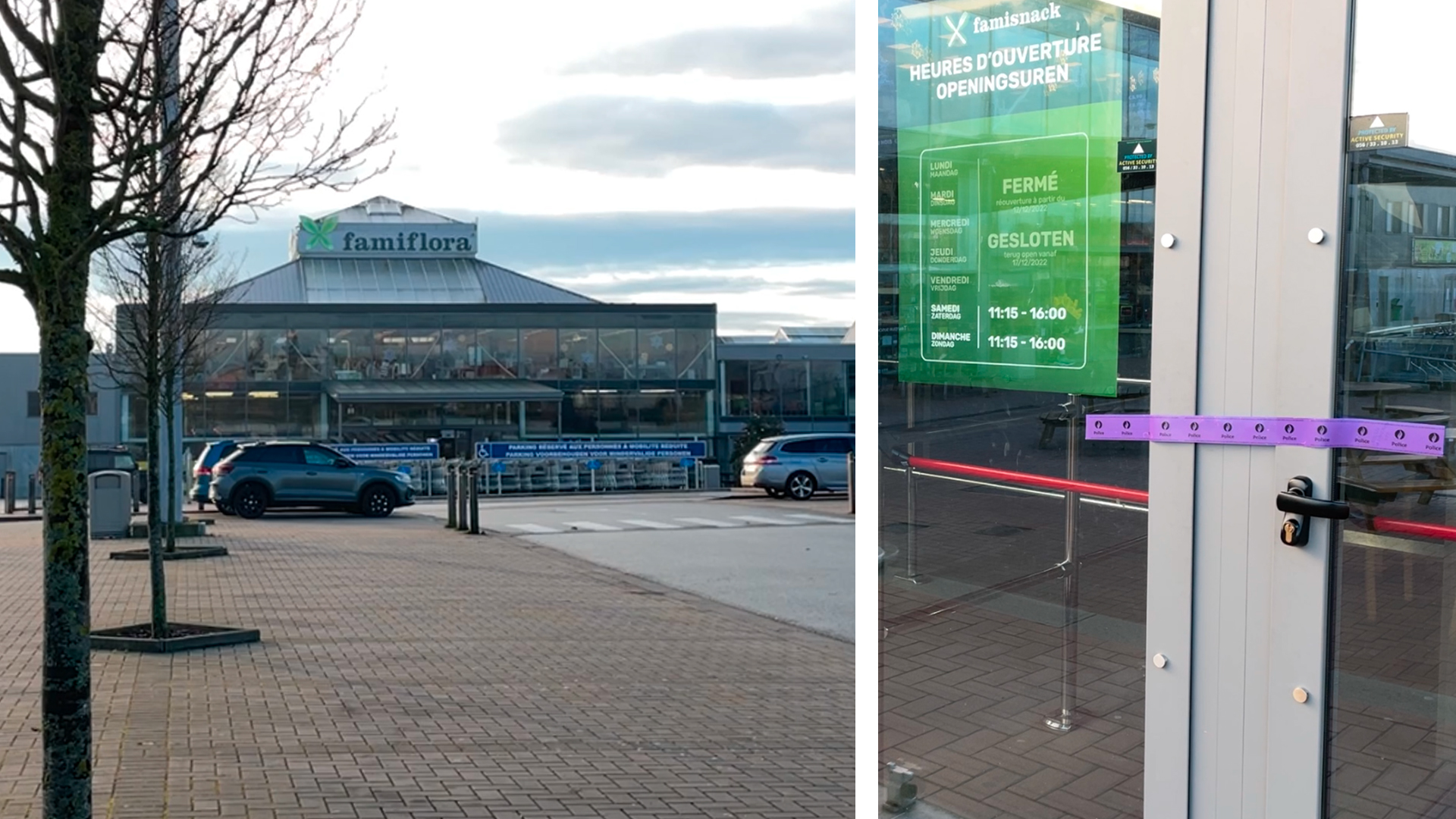 «Tant que Famiflora ne se met pas en règles, le magasin restera fermé», explique le substitut du procureur du Roi de Charleroi