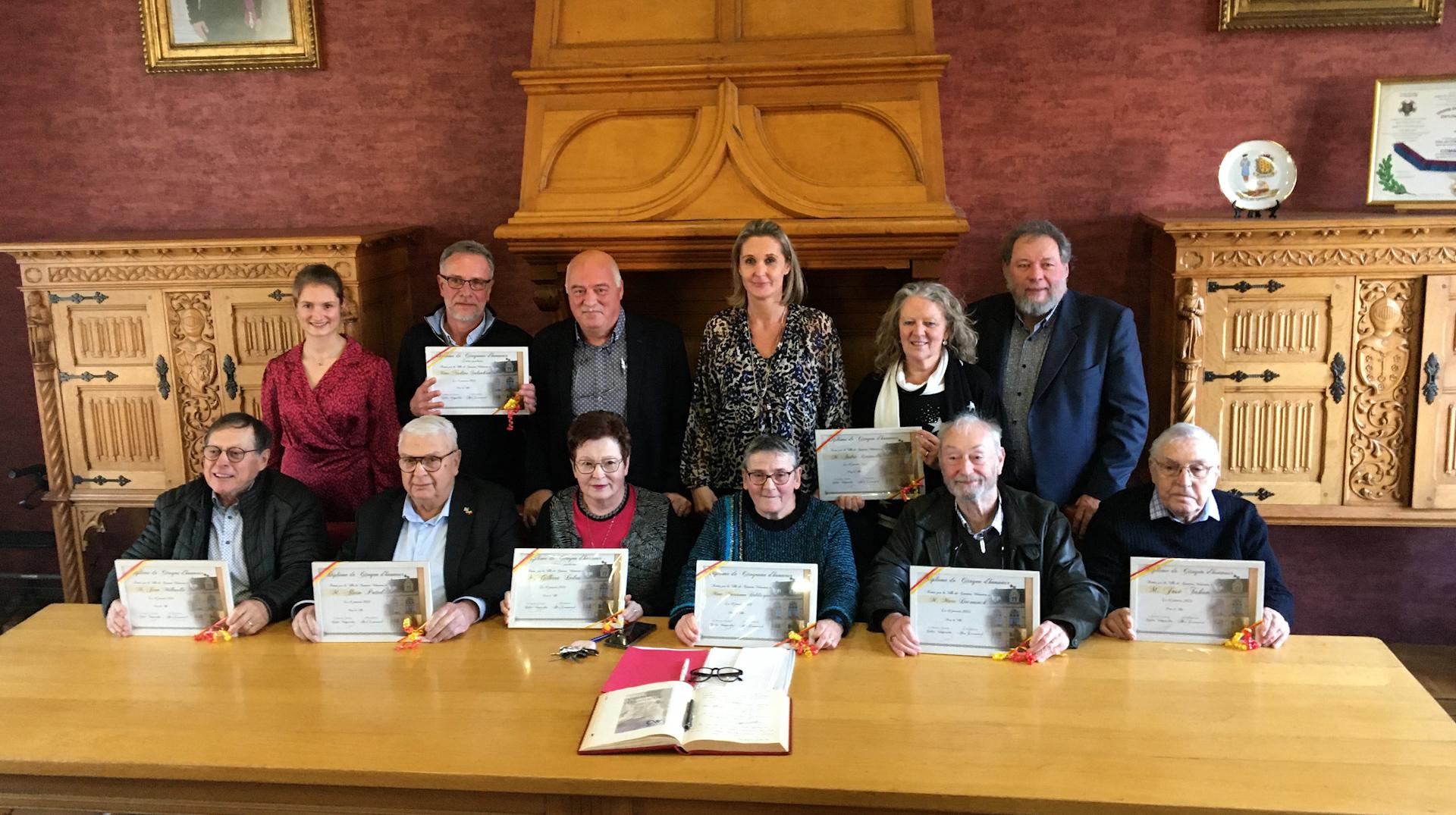 Comines-Warneton : profusion de mises à l’honneur pour le retour des vœux à la population