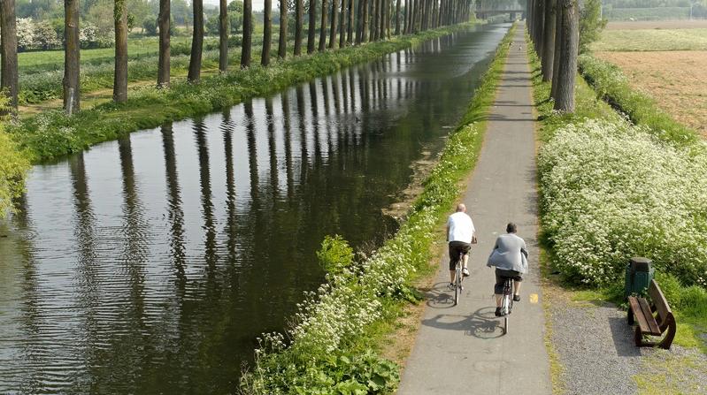 Le tronçon belge de l'EuroVélo 5 élu Véloroute de l'année 2023