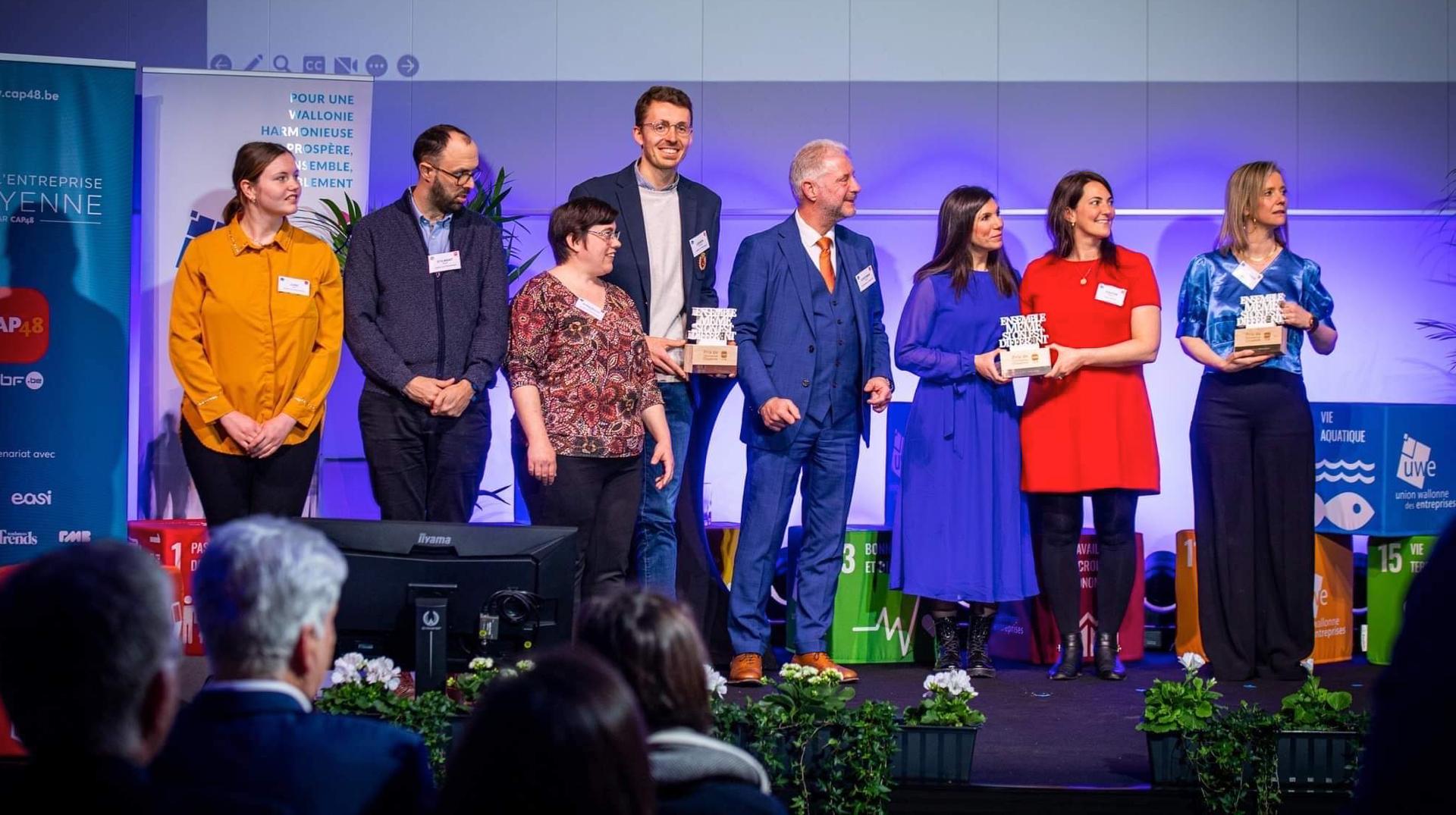 Tournai : le restaurant «les Jardins du Patio'nément» récompensé par un »Prix Cap 48 de l'Entreprise Citoyenne»