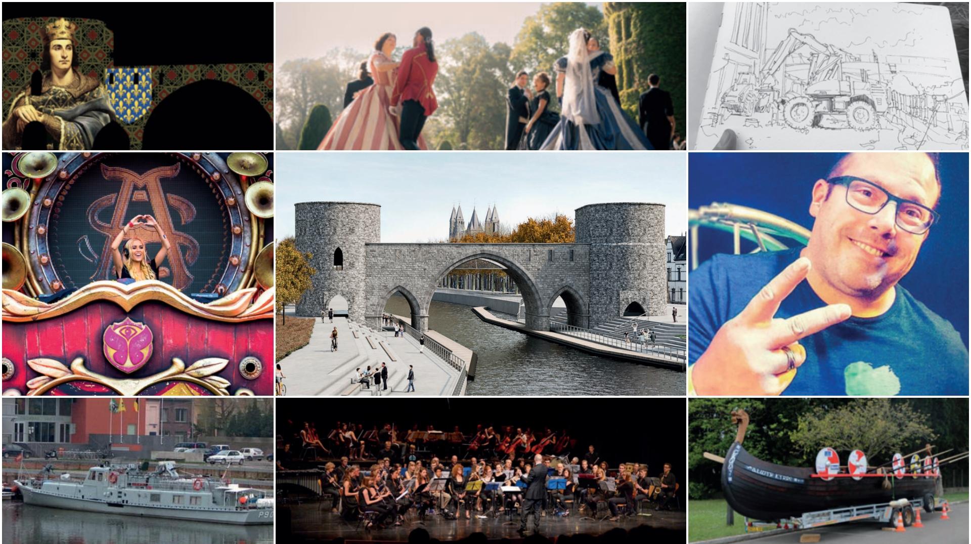 Spectacle mapping, DJ's, défilé de bateaux historiques,... : tout savoir sur les festivités de l'inauguration du pont des Trous à Tournai