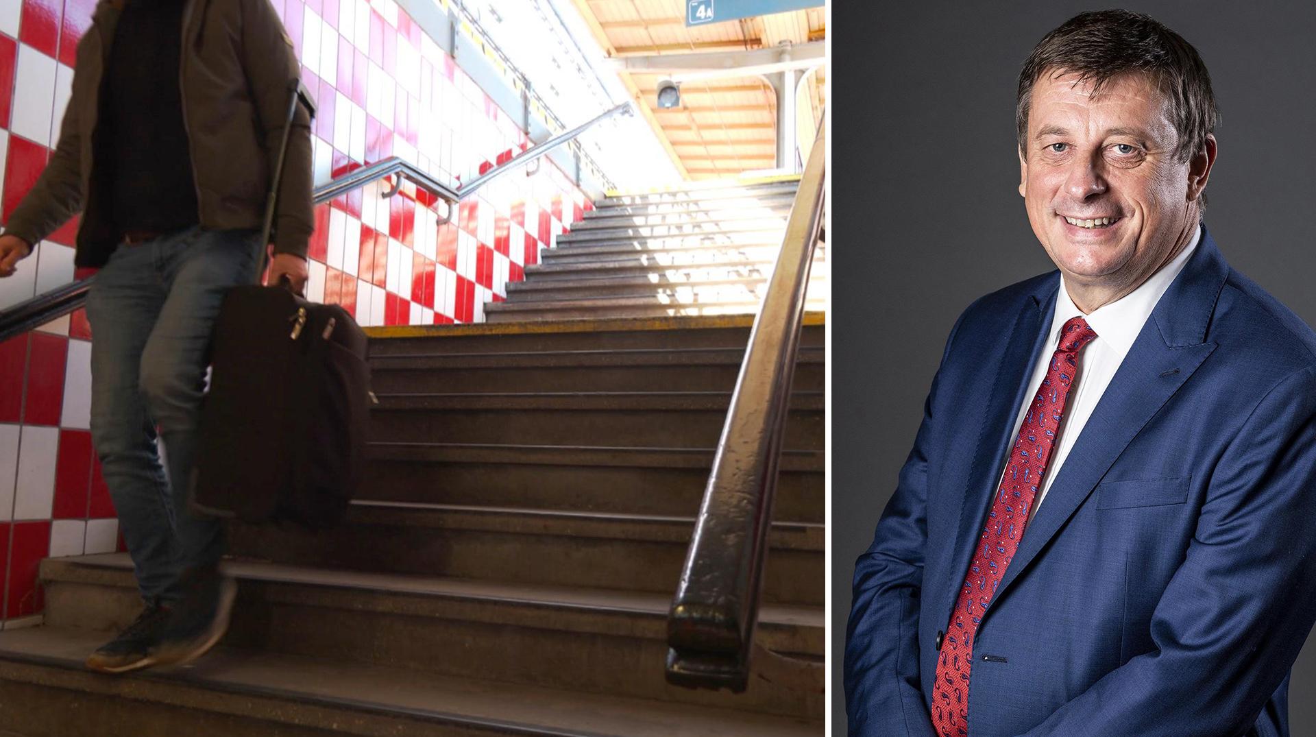Tournai : Paul-Olivier Delannois appelle le ministre Gilkinet à rendre la gare accessible aux PMR