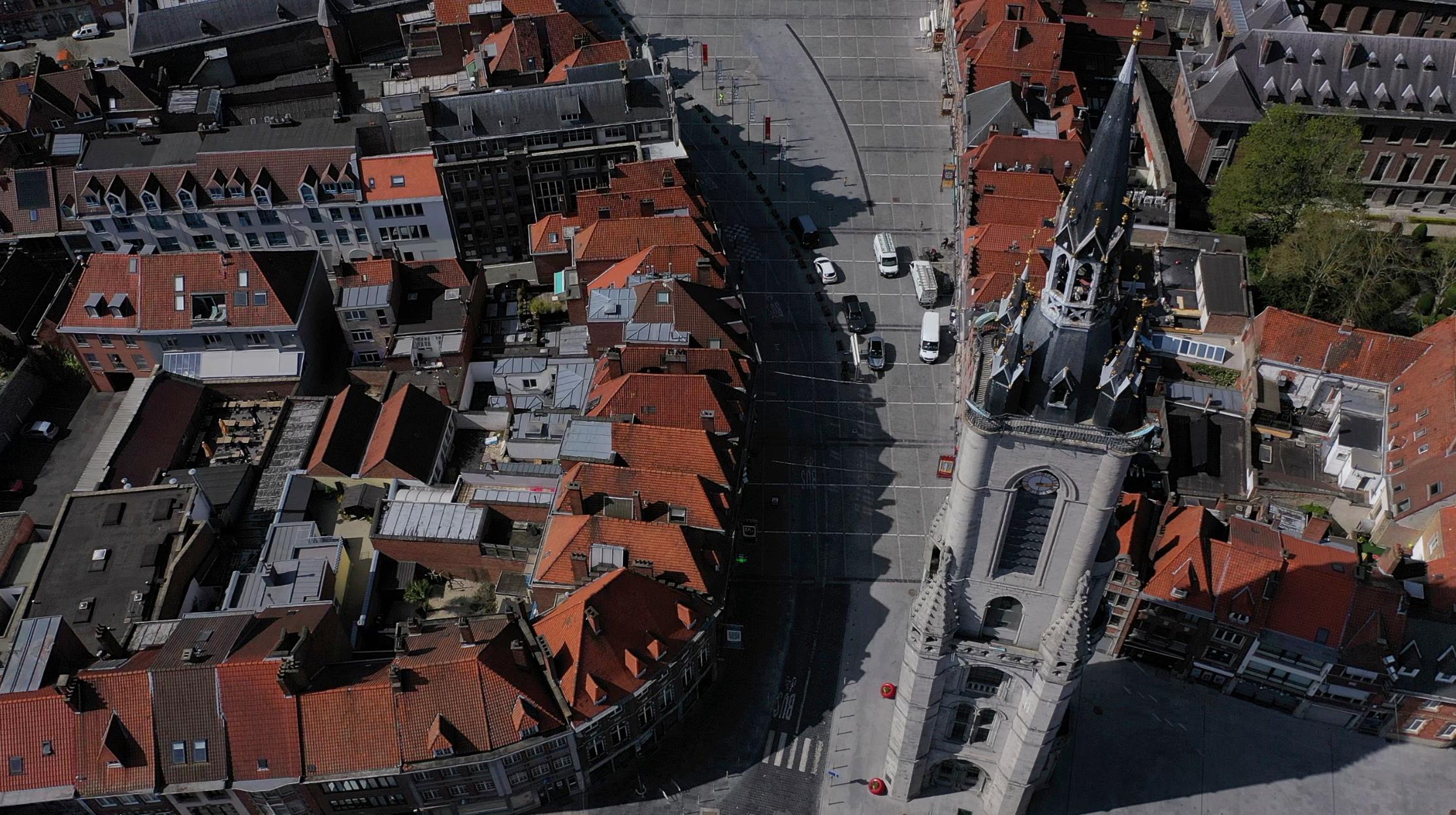 Tournai : une zone de chantier autour du beffroi jusqu'au 13 juin