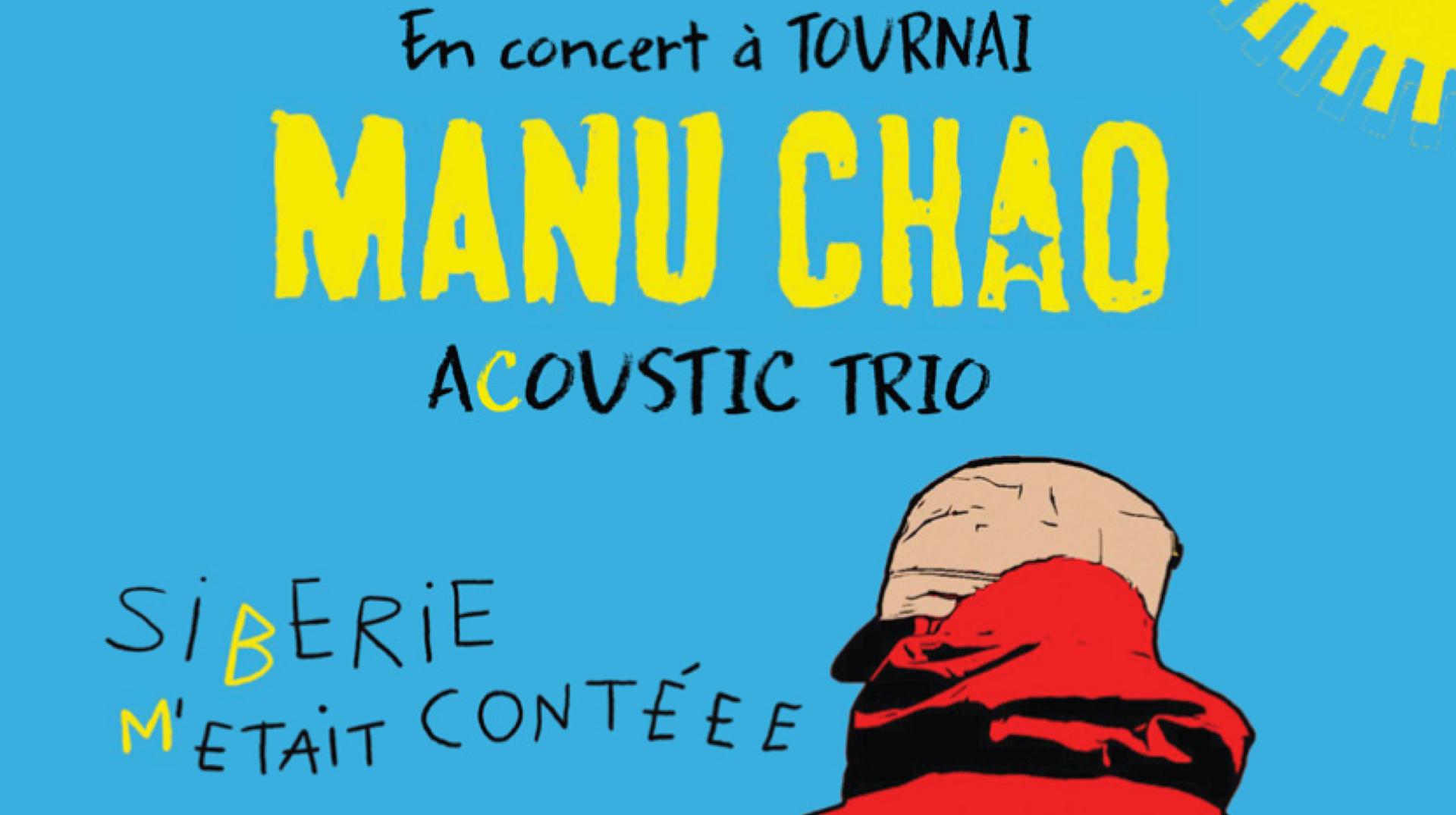 Tournai : Manu Chao en concert près du pont des Trous le 18 mai