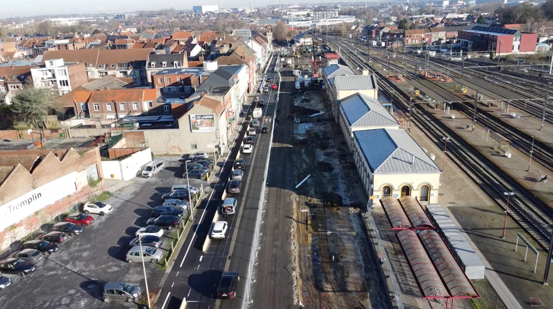 Modifications de circulation à Mouscron : ce qui va changer à la place de la Gare