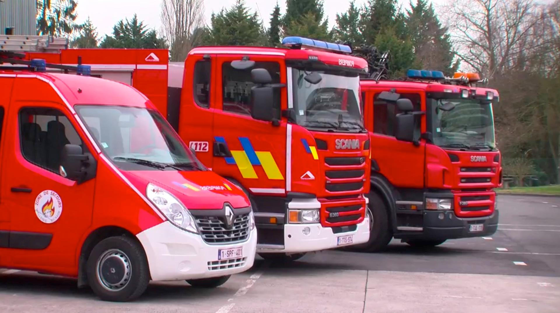 Quevaucamps : un camion-citerne se retourne et blesse deux pompiers qui l’occupaient