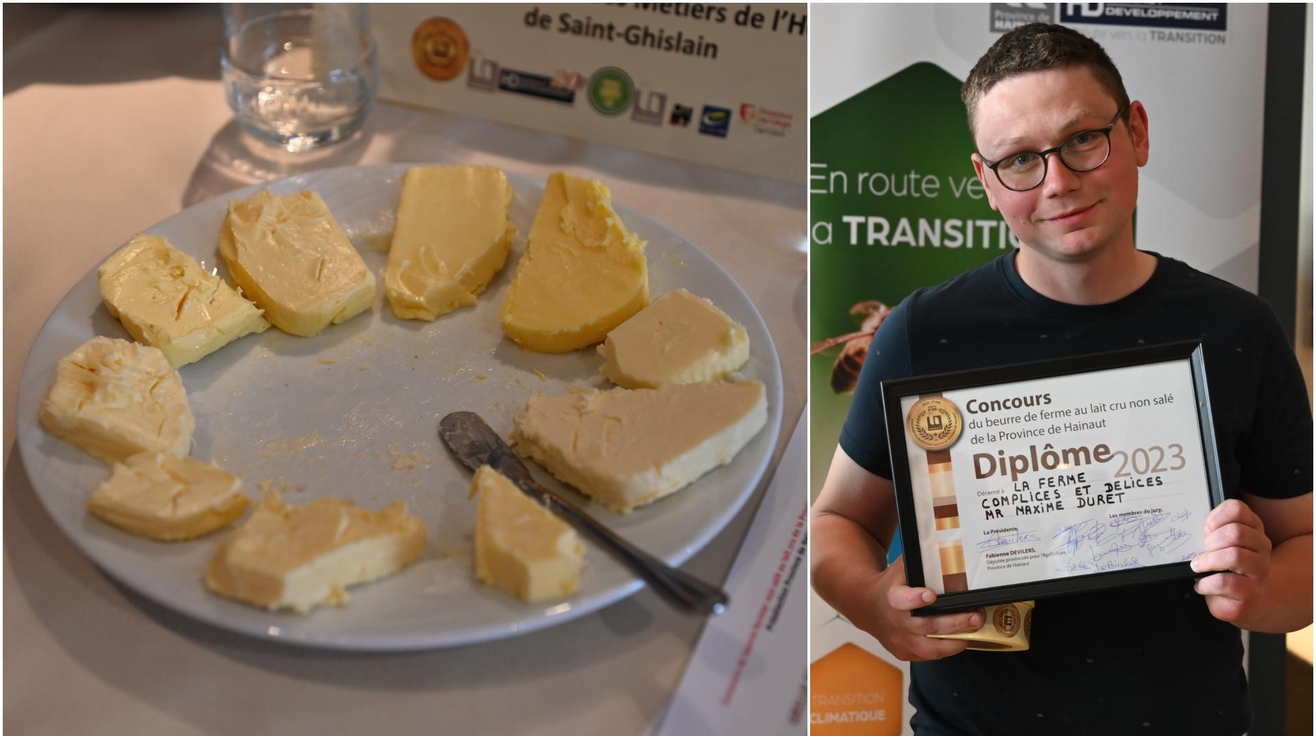La Ferme Complices et Délices de Graty remporte le concours du beurre de ferme du Hainaut