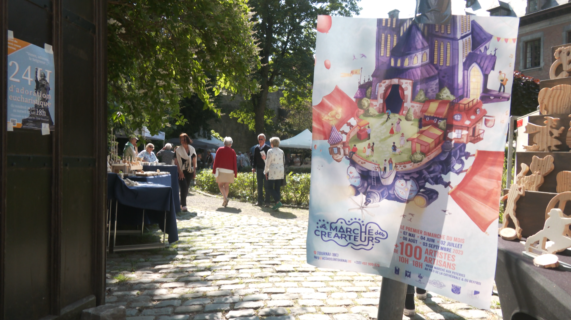 Tournai : première édition du marché des créARTeurs