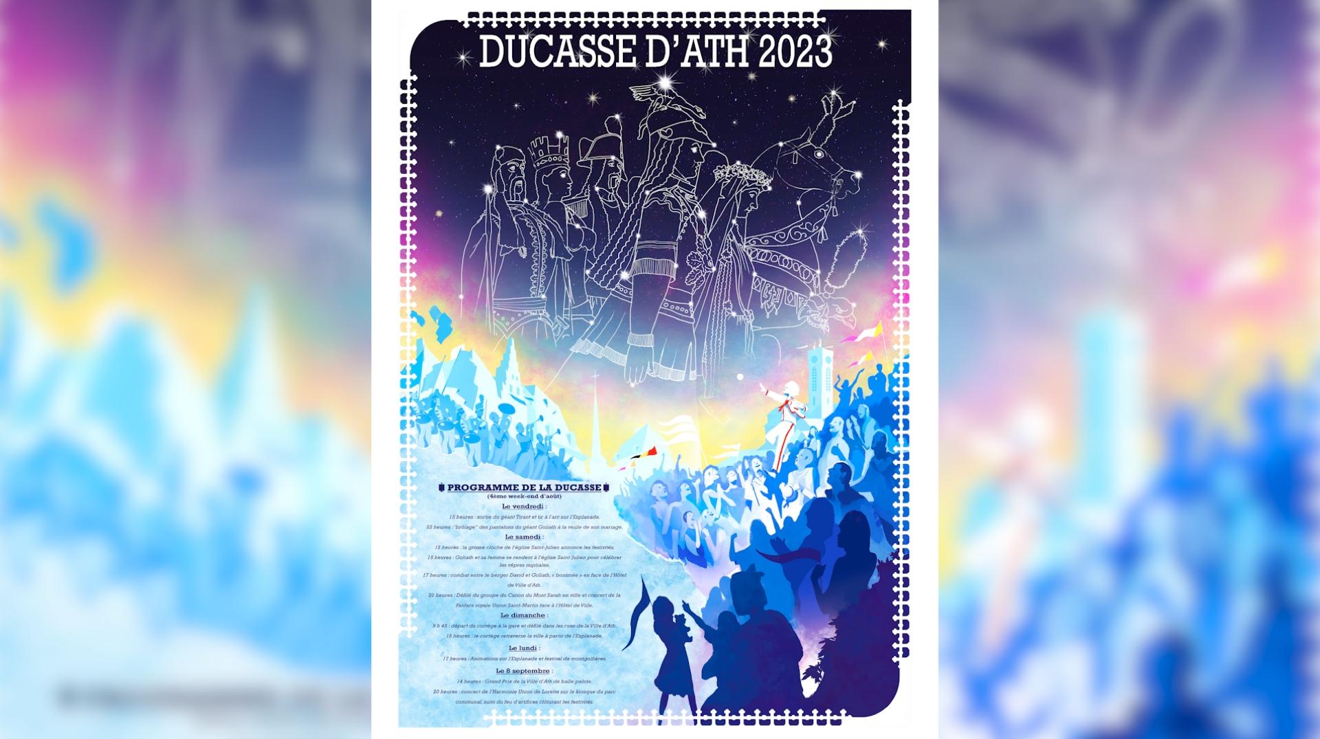 Ducasse d’Ath : découvrez l’affiche 2023