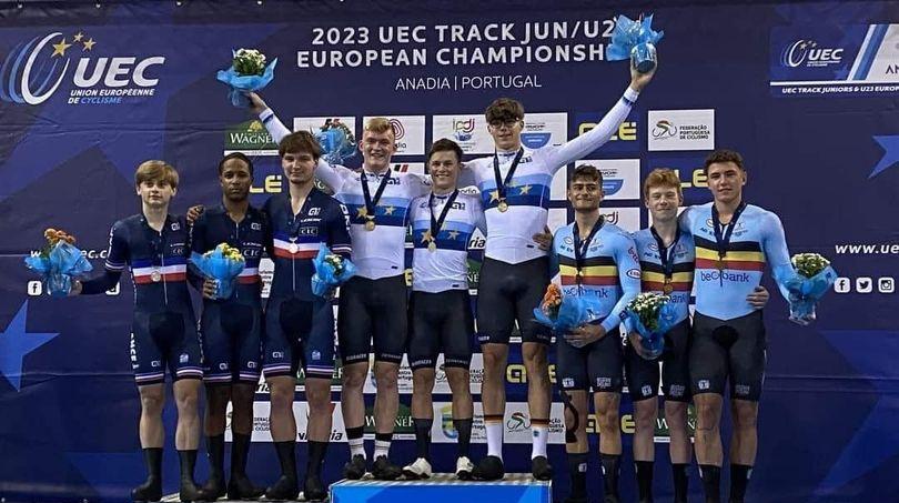 Cyclisme sur piste : Nicolas Aernouts médaillé de bronze aux championnats d'Europe juniors