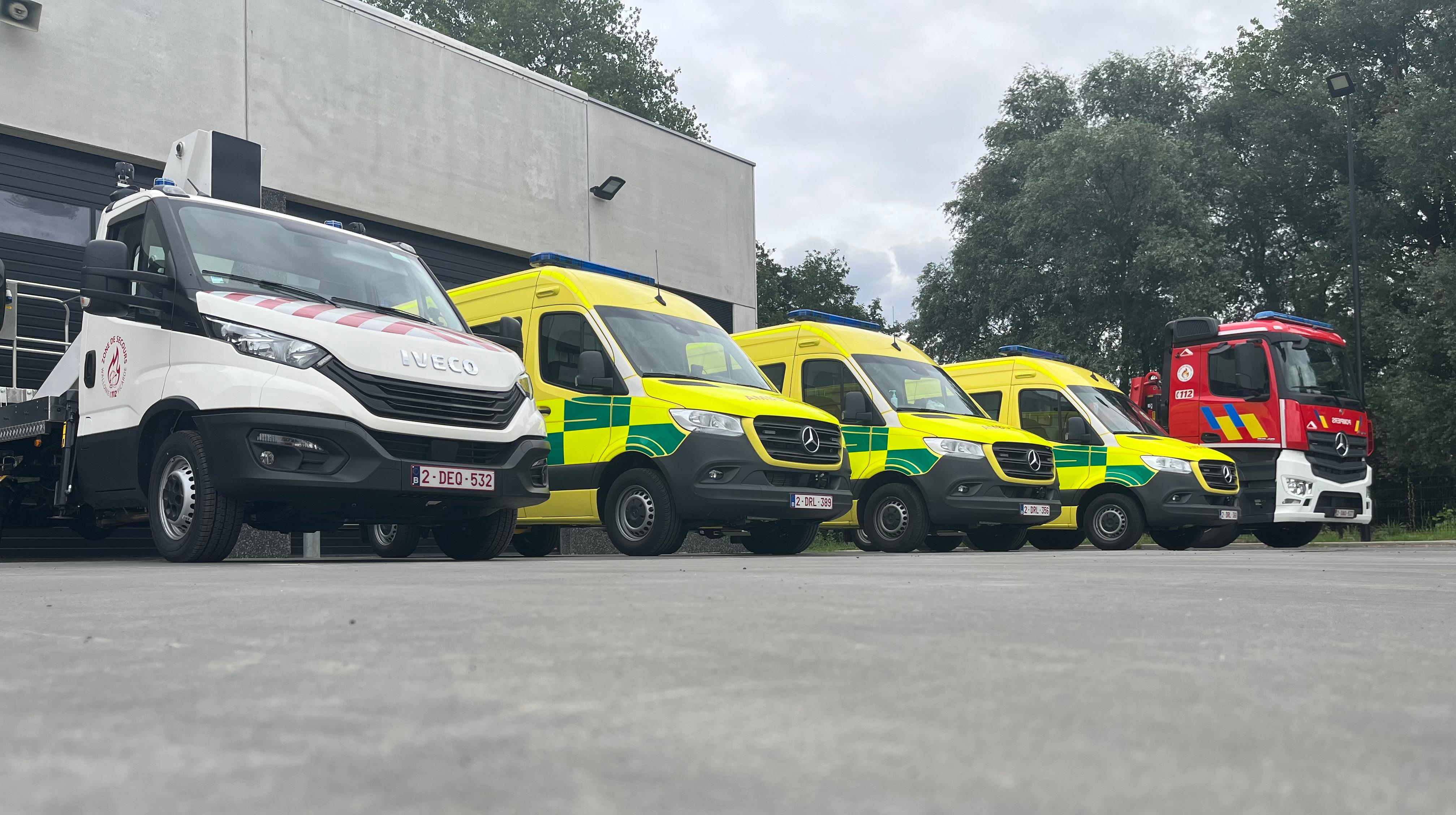 La zone de secours de Wallonie picarde se dote de 8 nouveaux véhicules