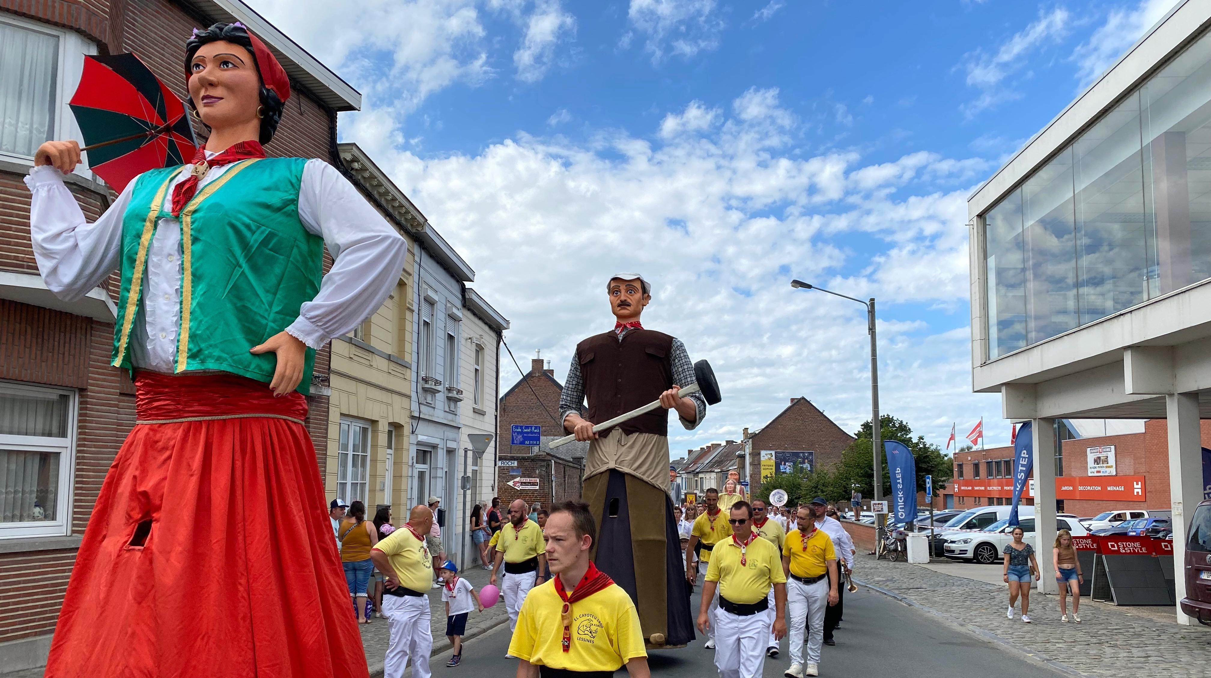Lessines : dernier jour des festivités d'El Cayoteu avec le traditionnel grand cortège