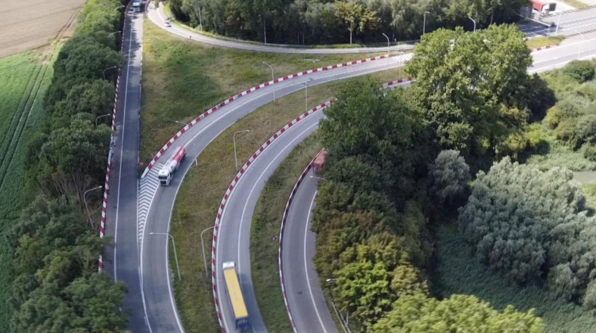 Tournai : un lidar installé dans l'échangeur de Marquain