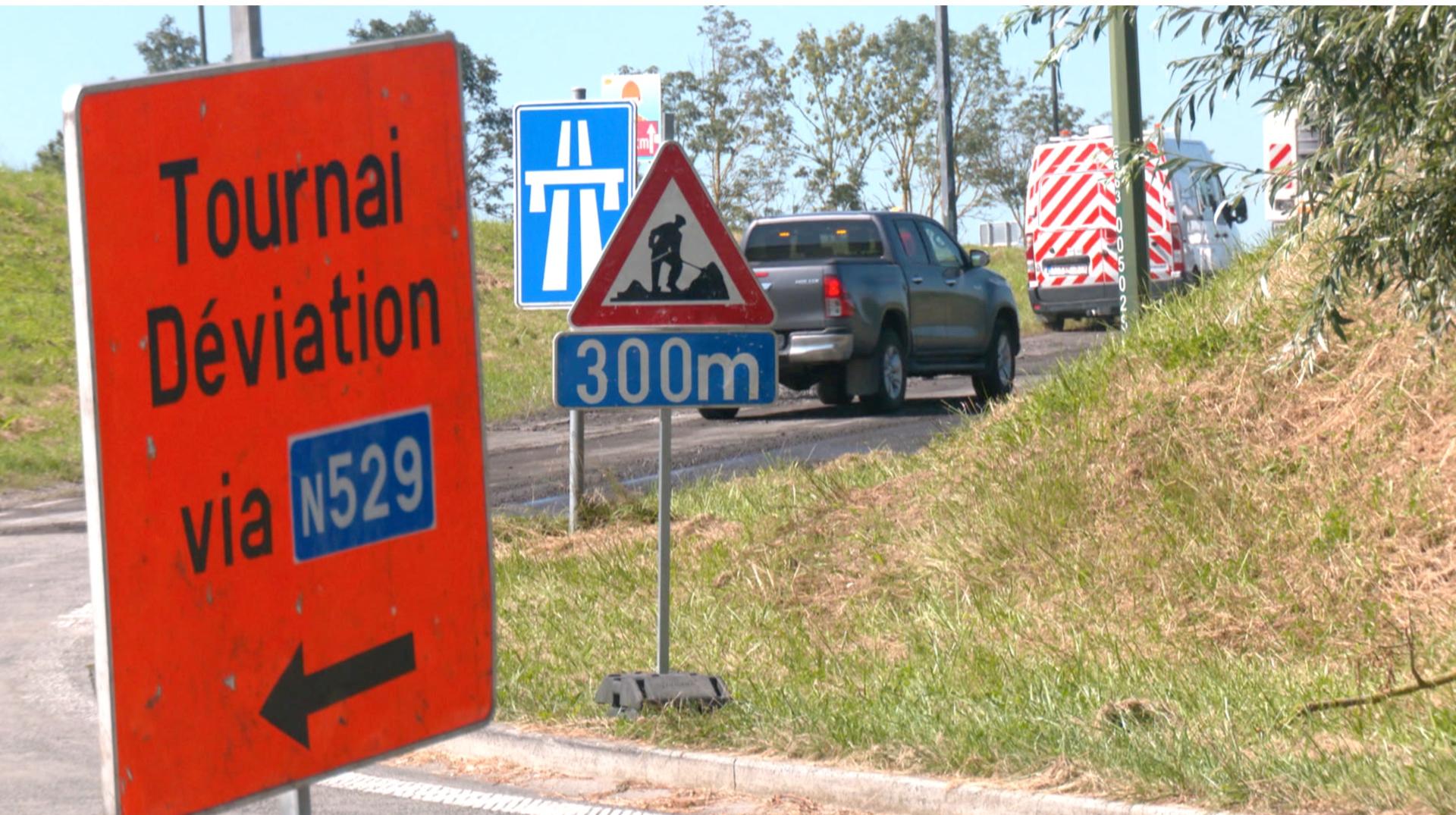 Le chantier de l'autoroute E429/A8 entre Frasnes et Tournai sera terminé lundi