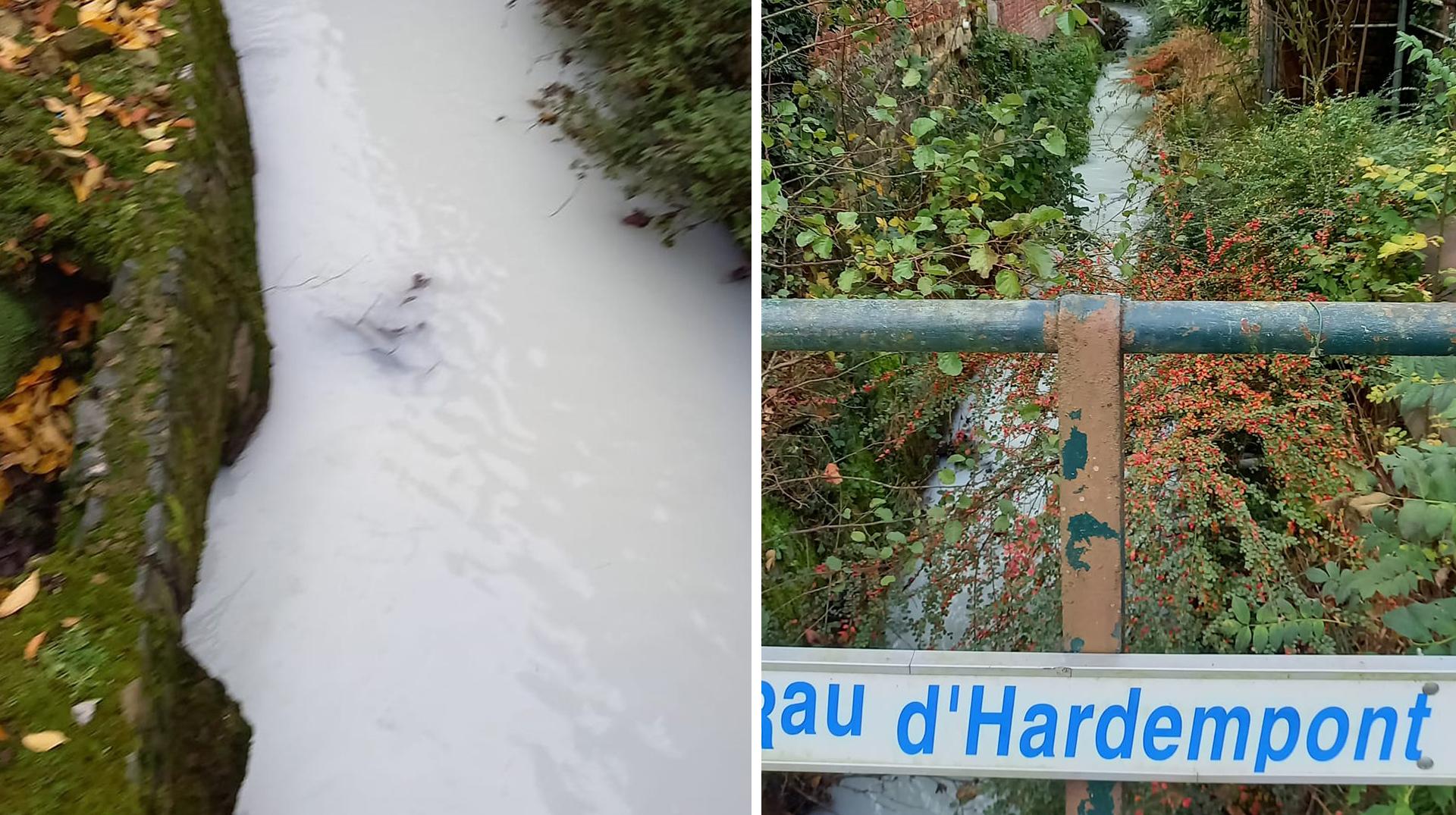 Suspicion de pollution à Ladeuze : l’eau du Rieu d’Hardempont est devenue blanchâtre