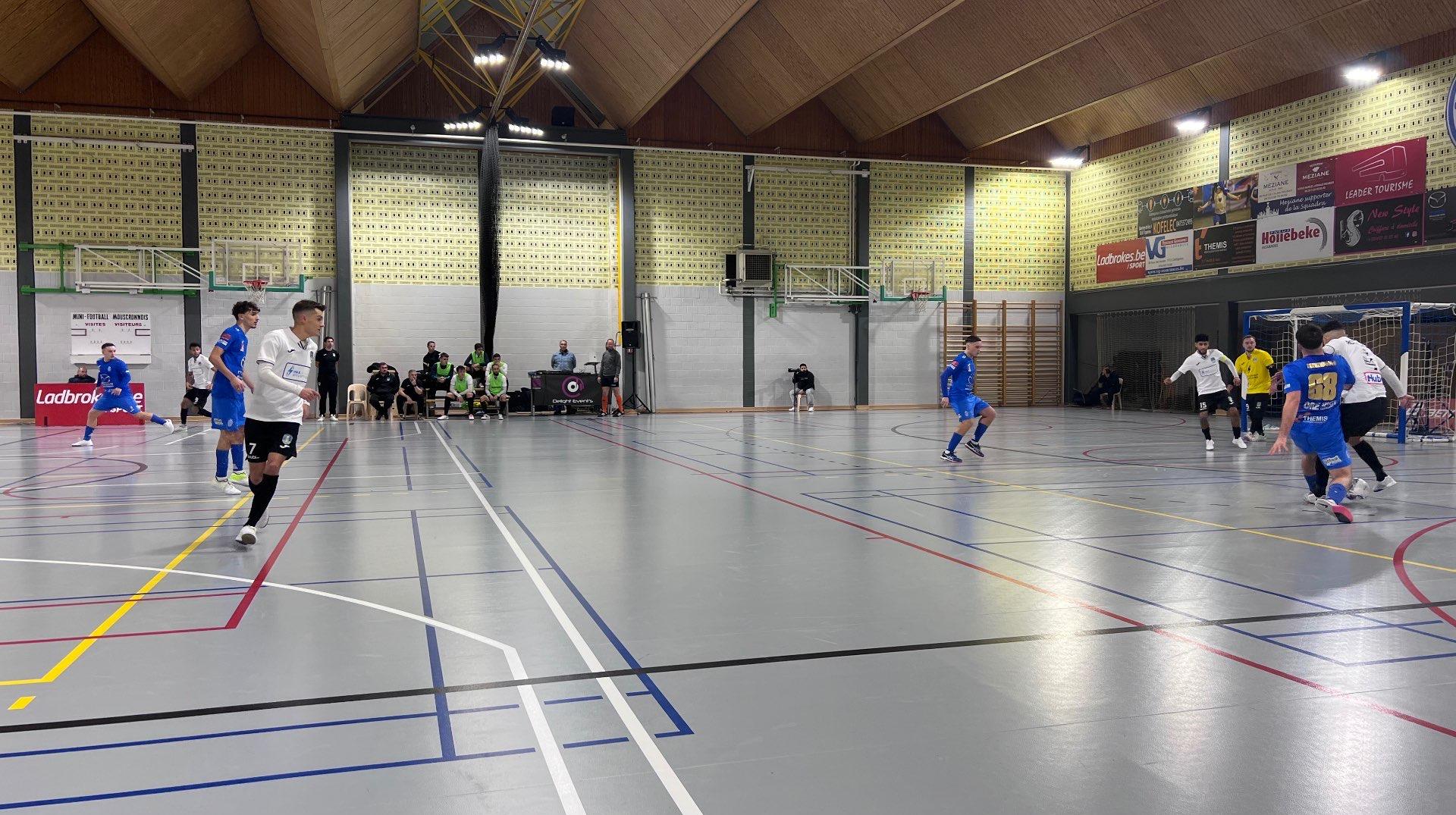Futsal : la Squadra Mouscron chute face à Hasselt