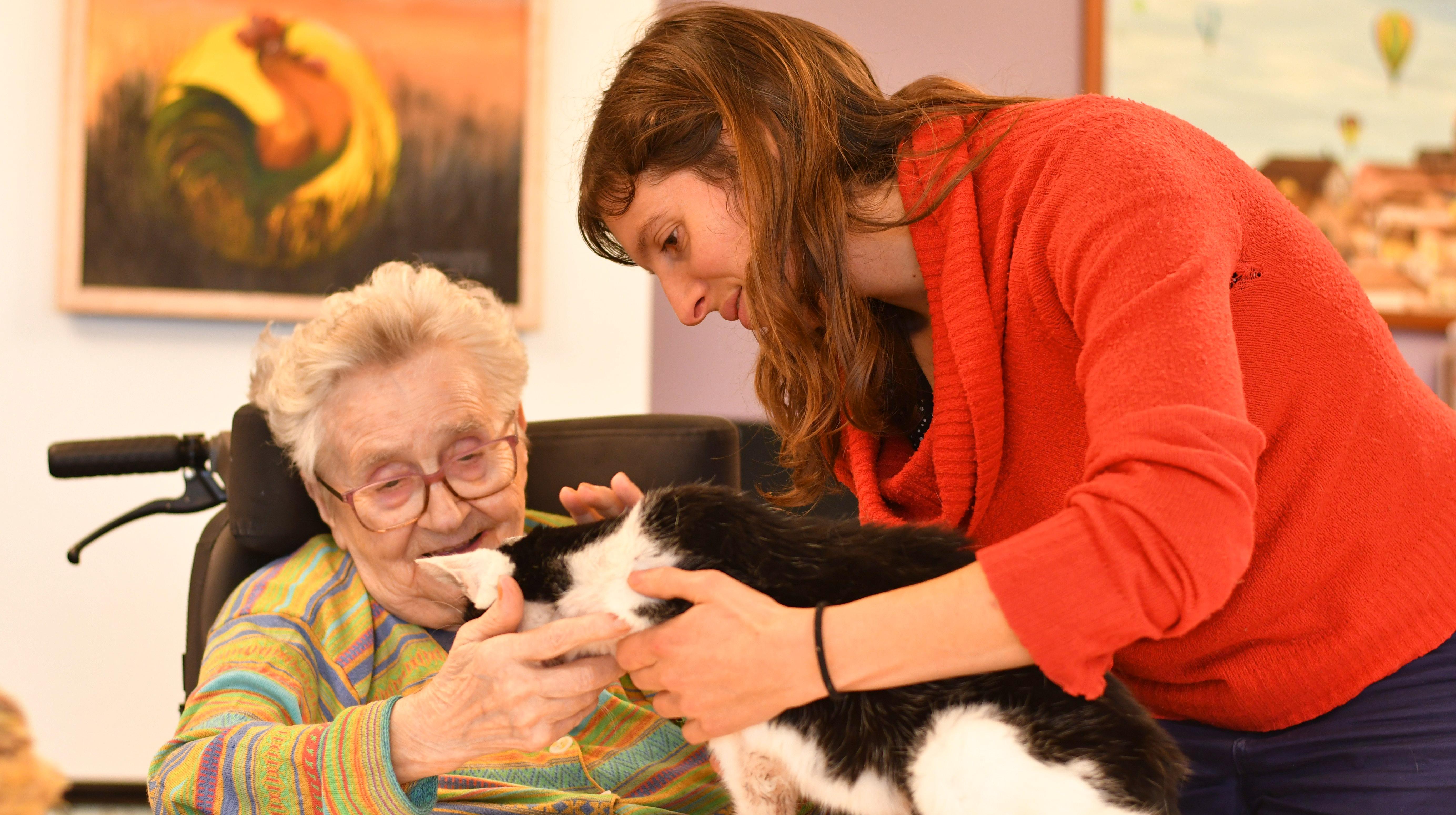 Tournai : le CPAS lance un atelier de médiation animale à la maison de repos et de soins « Benjamin Grugeon »