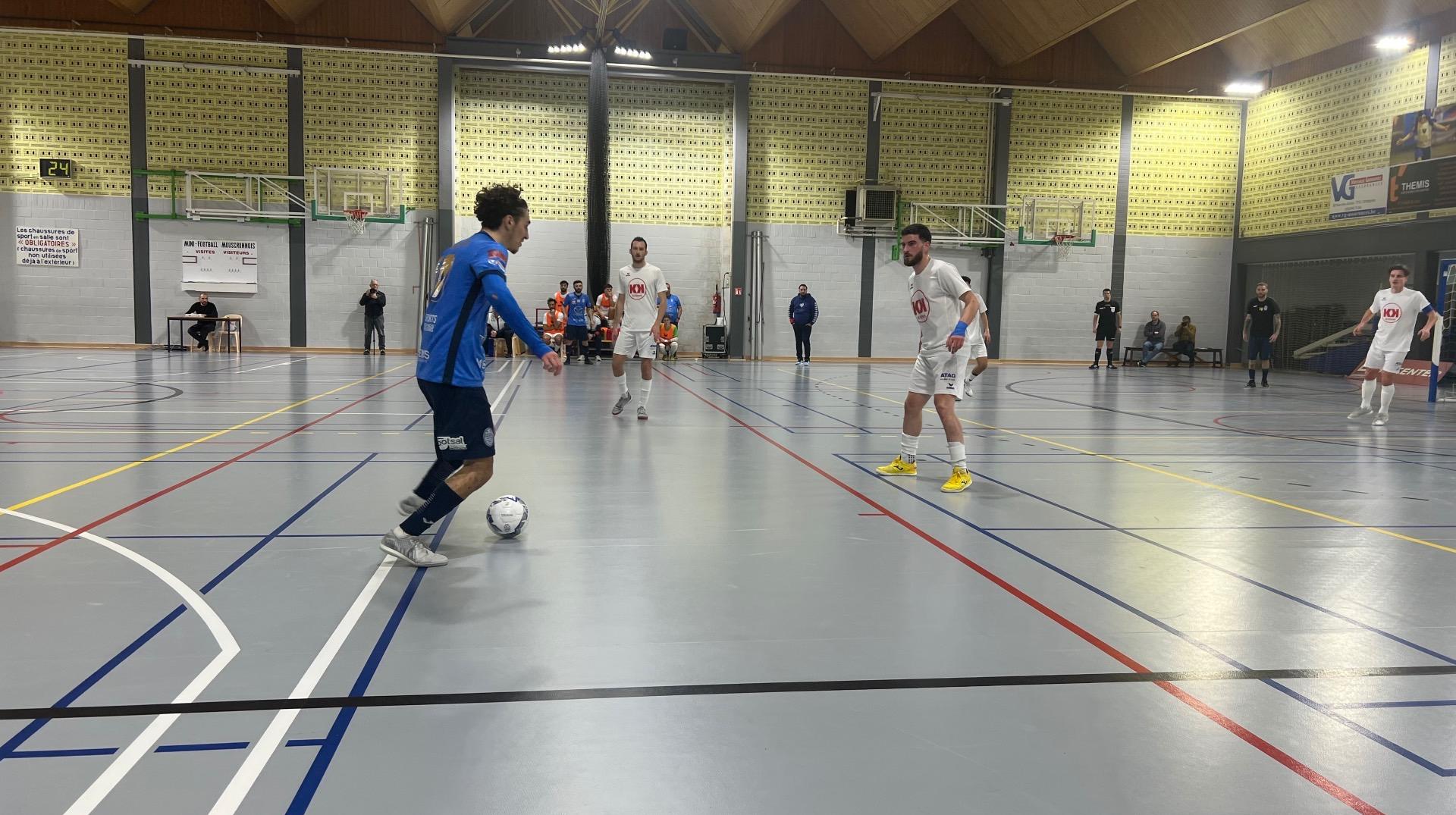 Futsal : la Squadra Mouscron boucle 2023 sur une défaite