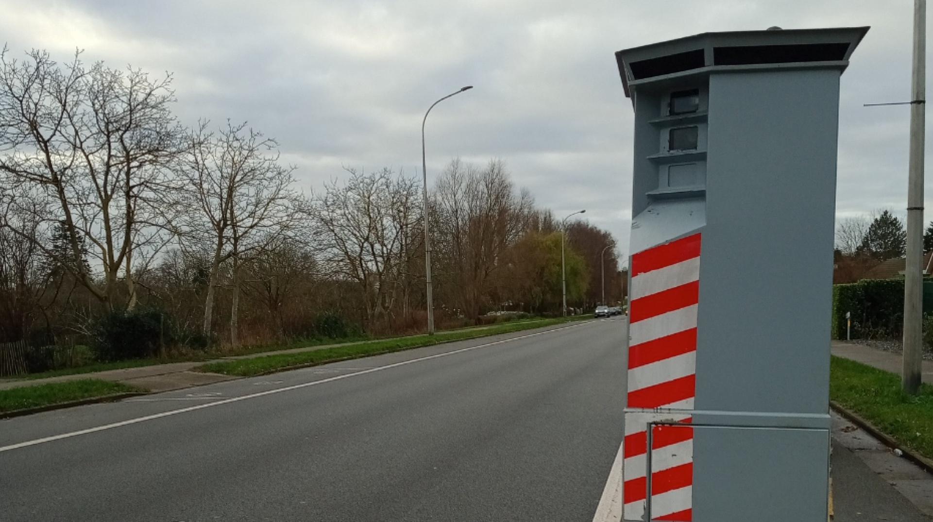 Le lidar de retour à l'avenue de Rheinfelden à Mouscron