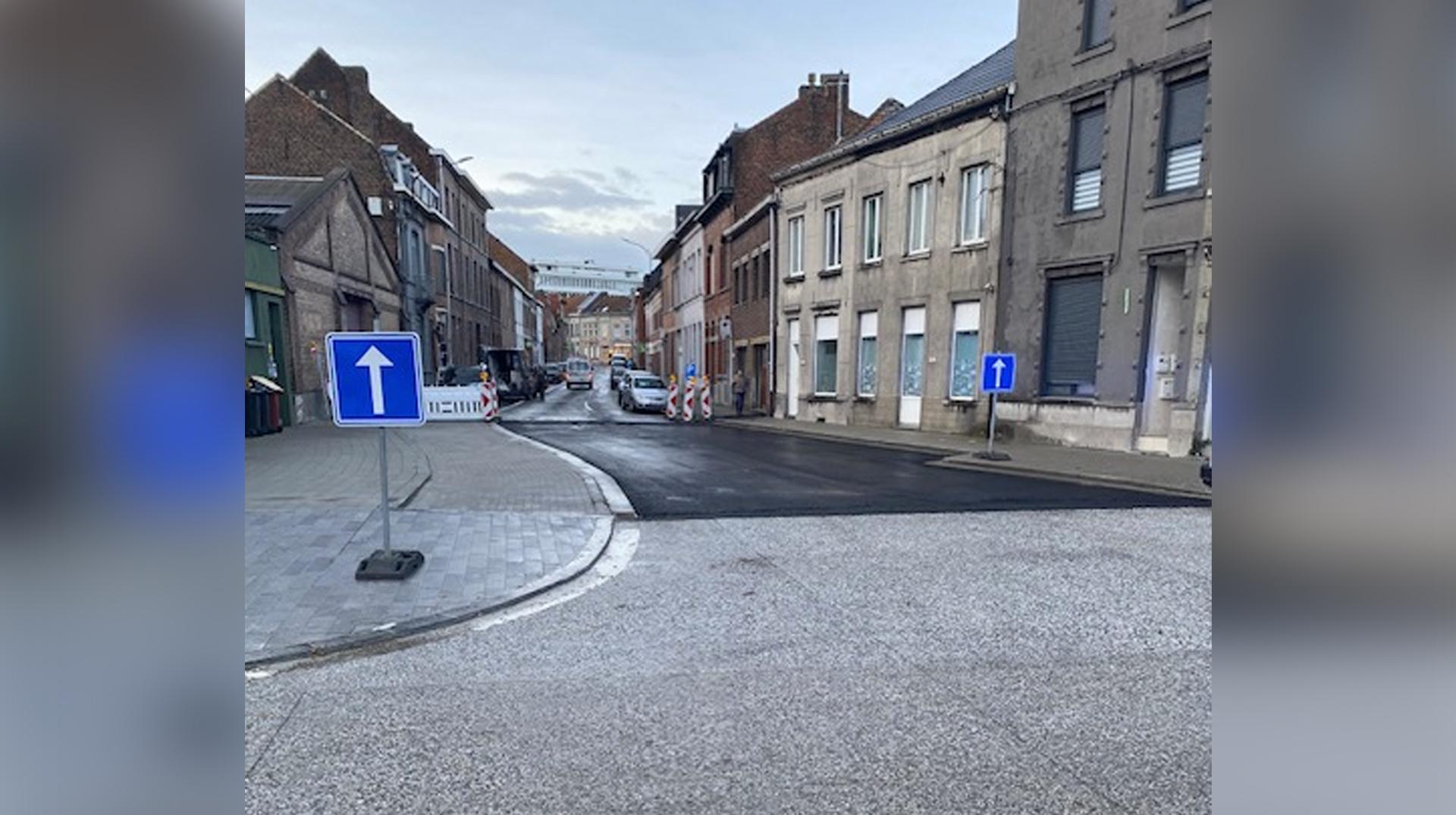 Mouscron : l'accès à la rue de la station rouvert à la circulation