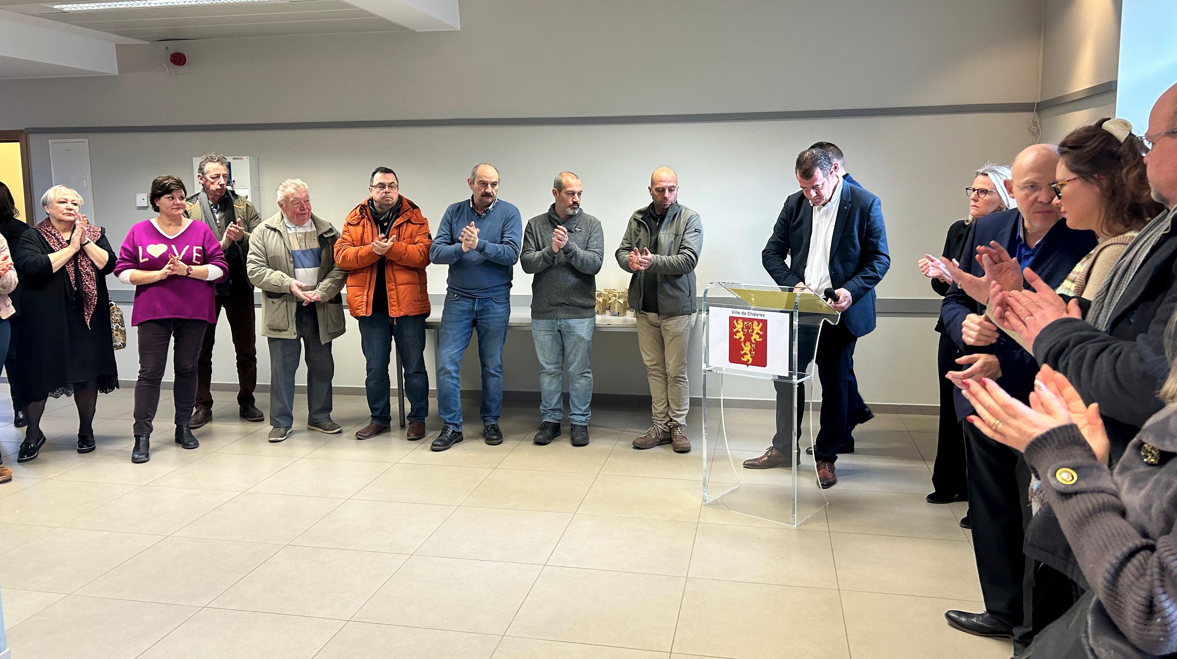 «Vous formez une base solide et indispensable pour accomplir cette mission de service public qui est la nôtre» : le bourgmestre de Chièvres a remercié son personnel lors de la séance des voeux