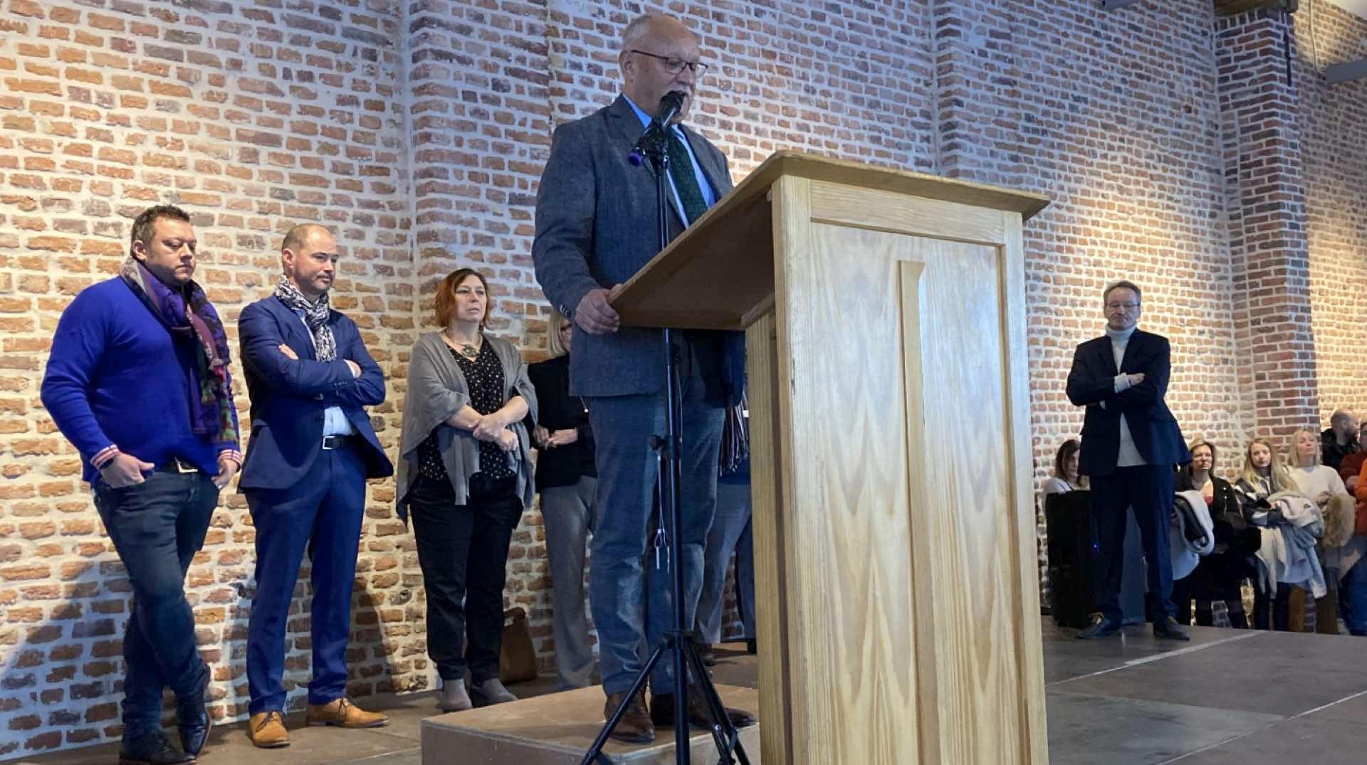 Silly: Christian Leclercq a adressé ses voeux au personnel communal pour la dernière fois