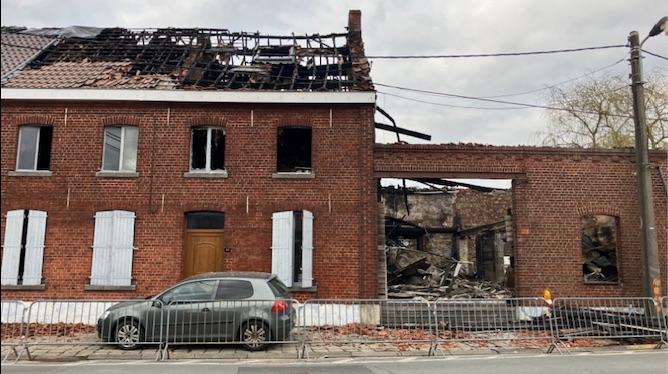 Incendie d'une maison à Wiers : un appel à la solidarité est lancé