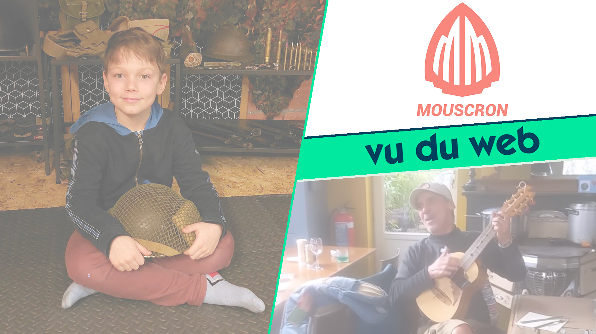 Vu du web : le logo de Mouscron détourné, un jeune Tournaisien fan d'histoire militaire et Manu Chao à Froyennes