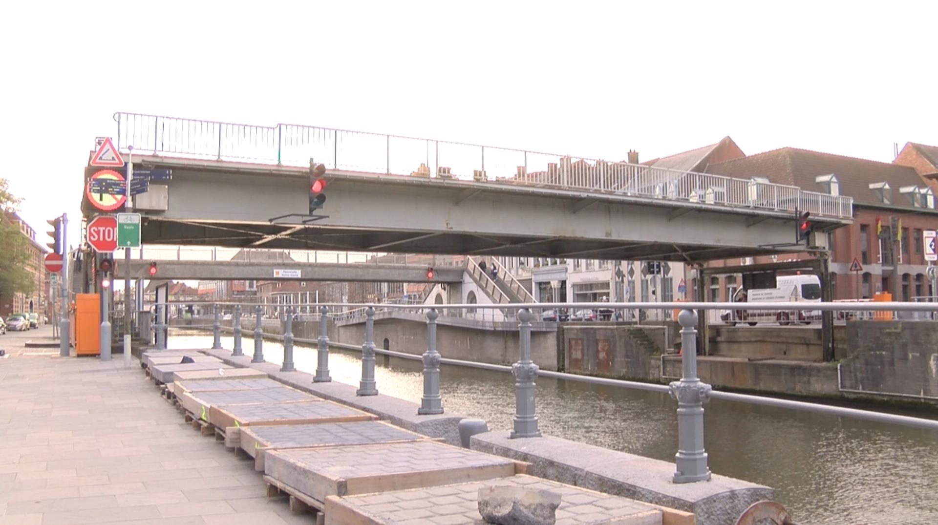 Tournai : le pont Notre-Dame inaccessible à la circulation pendant 8 jours suite à des travaux