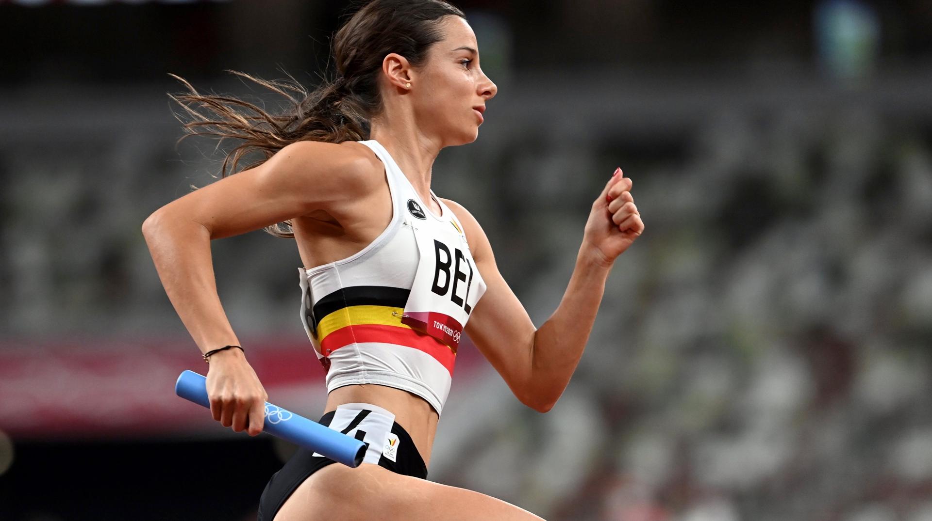 Athlétisme : Camille Laus s'est qualifiée pour les JO avec le relais mixte belge