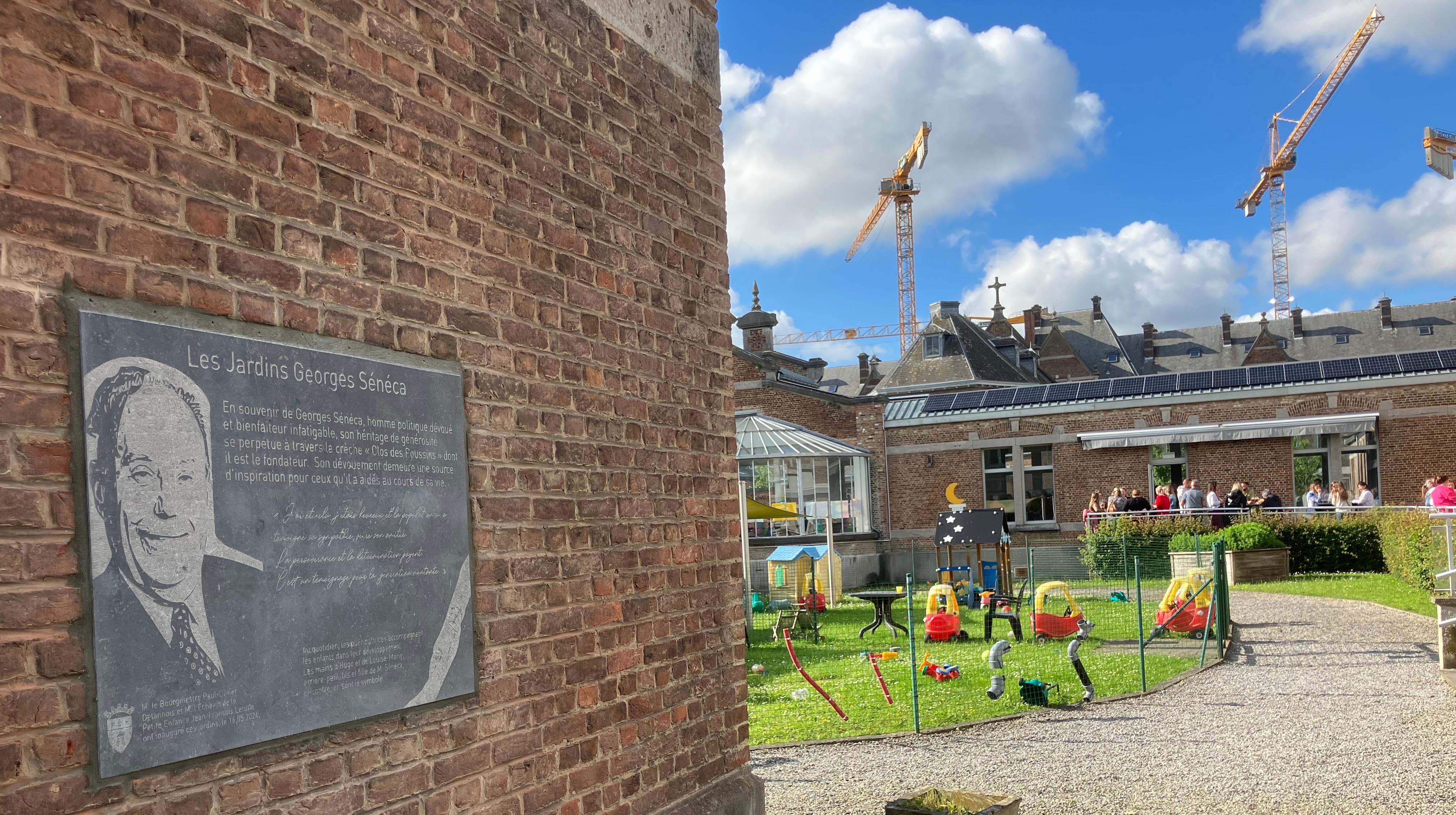 Tournai : les jardins Georges Sénéca ont été inaugurés