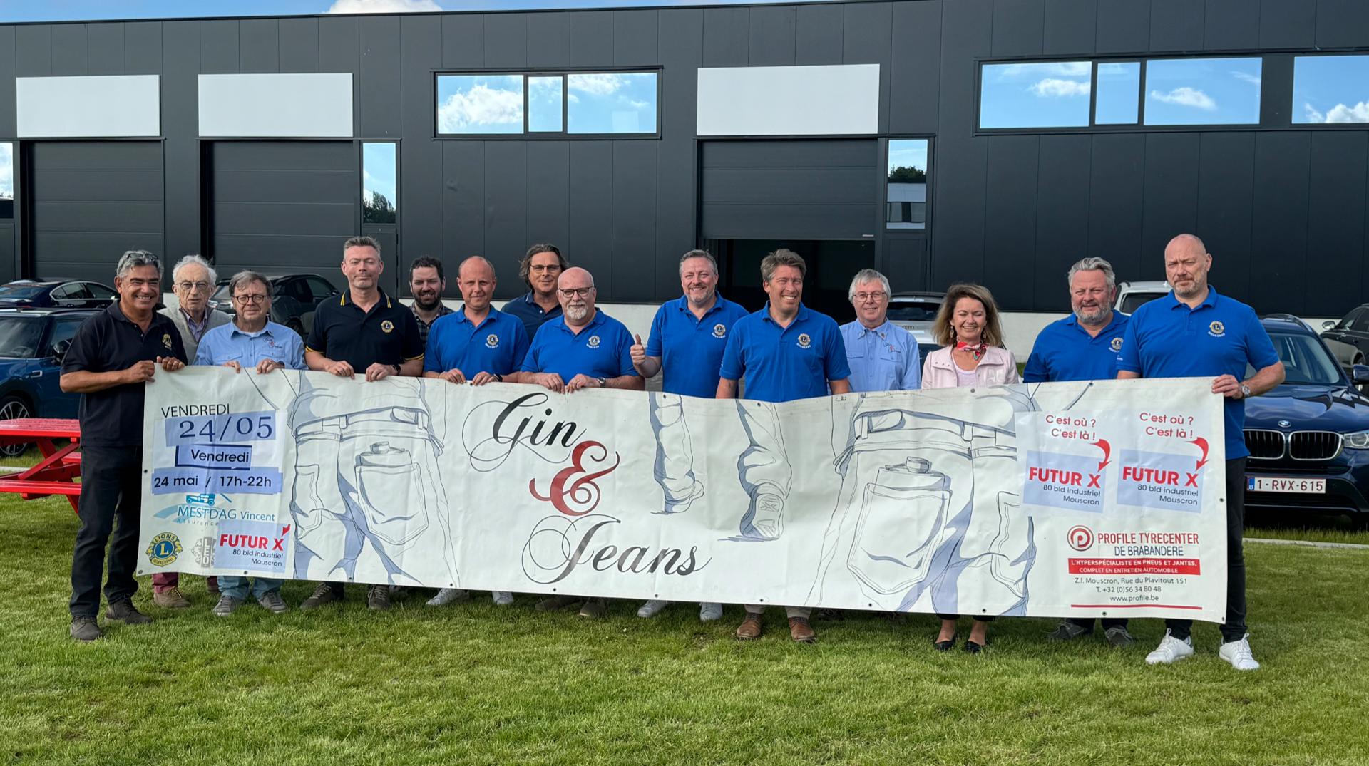 Mouscron : une 9e édition du Gin & Jeans en faveur des oeuvres sociales du Lions Club
