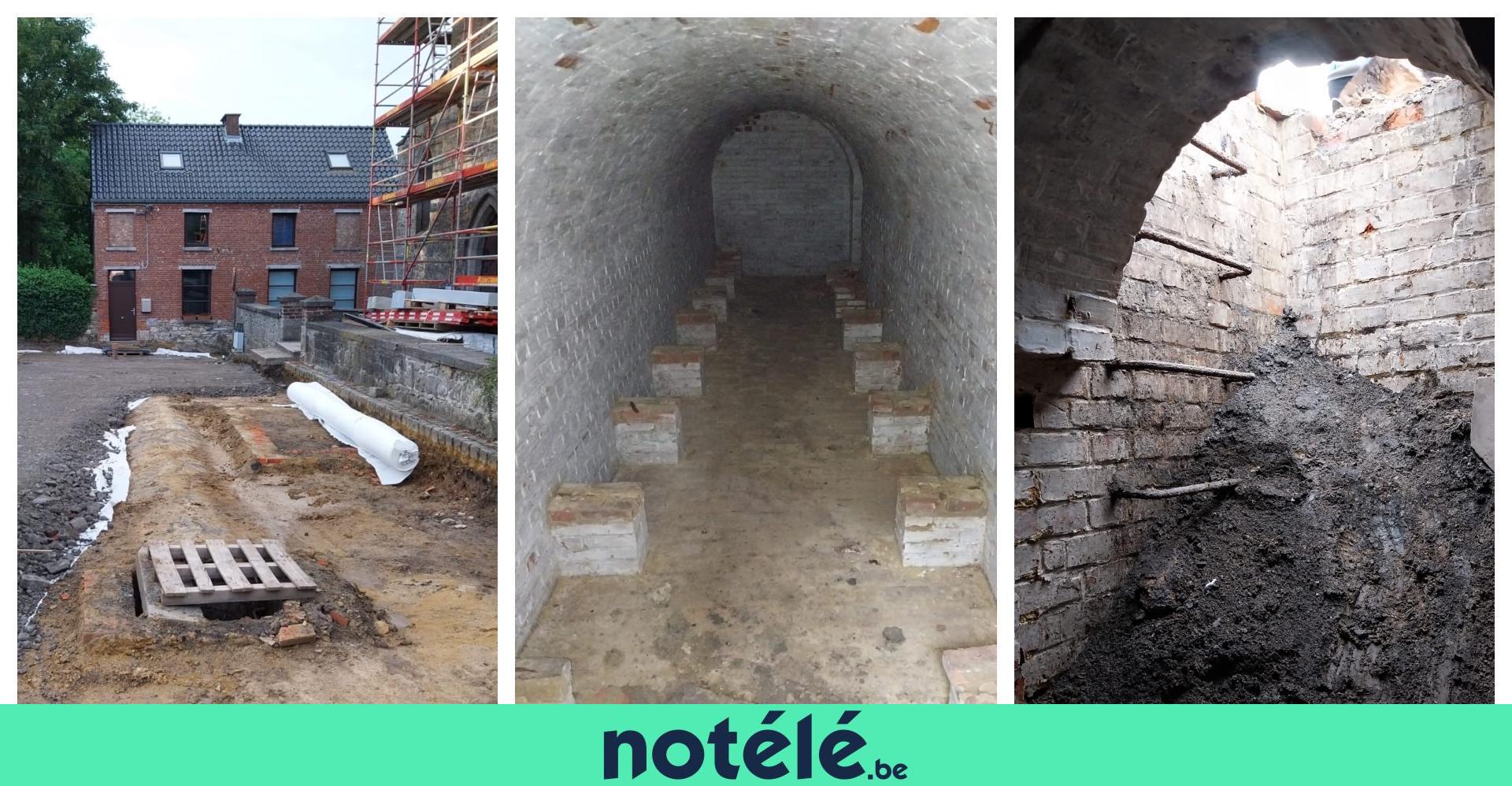 Un ancien abri de guerre découvert sur la place de CambronCasteau