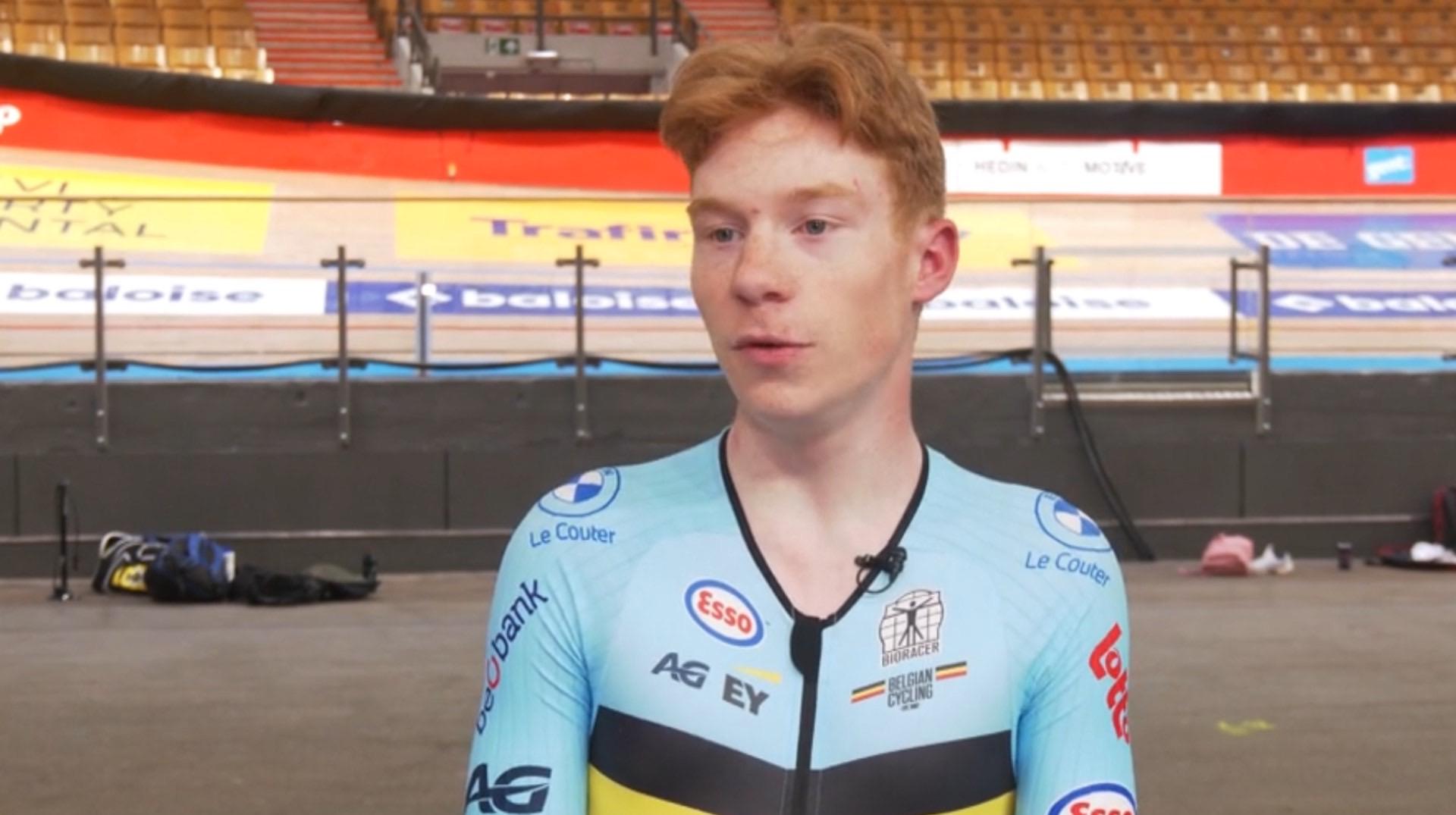 Cyclisme : l'Hérinnois Nicolas Aernouts champion du monde U19 de la course aux points