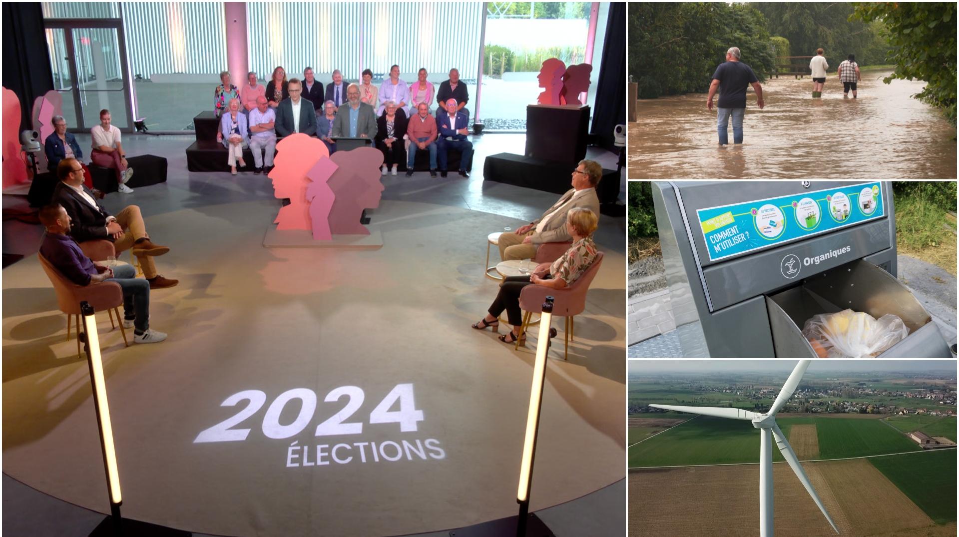 Inondations, points d'apport volontaire organiques, éoliennes et unité de biométhanisation : que retenir du débat de Celles ?