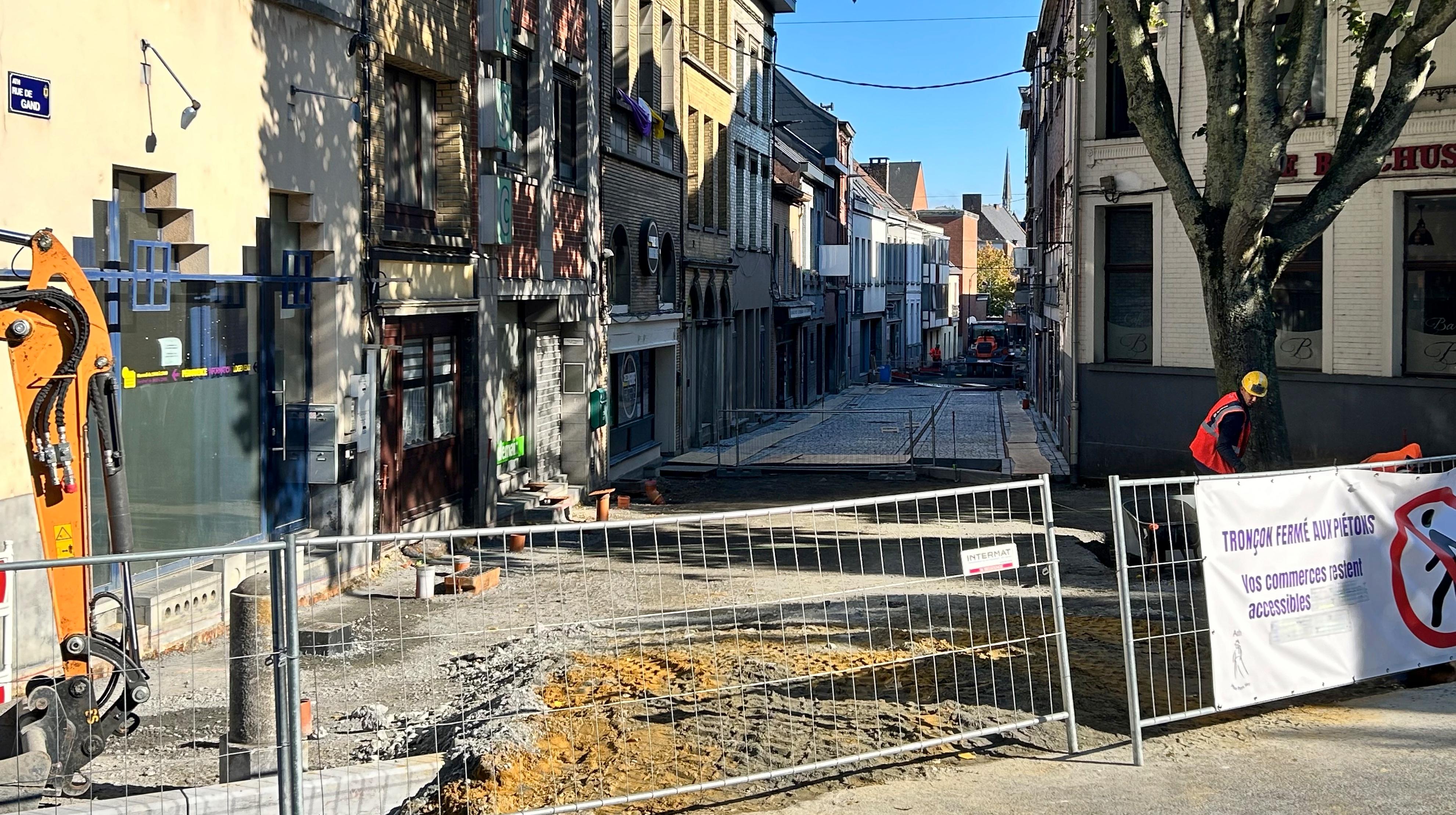 Réouverture prochaine de la rue de Gand à Ath après de longs mois de travaux