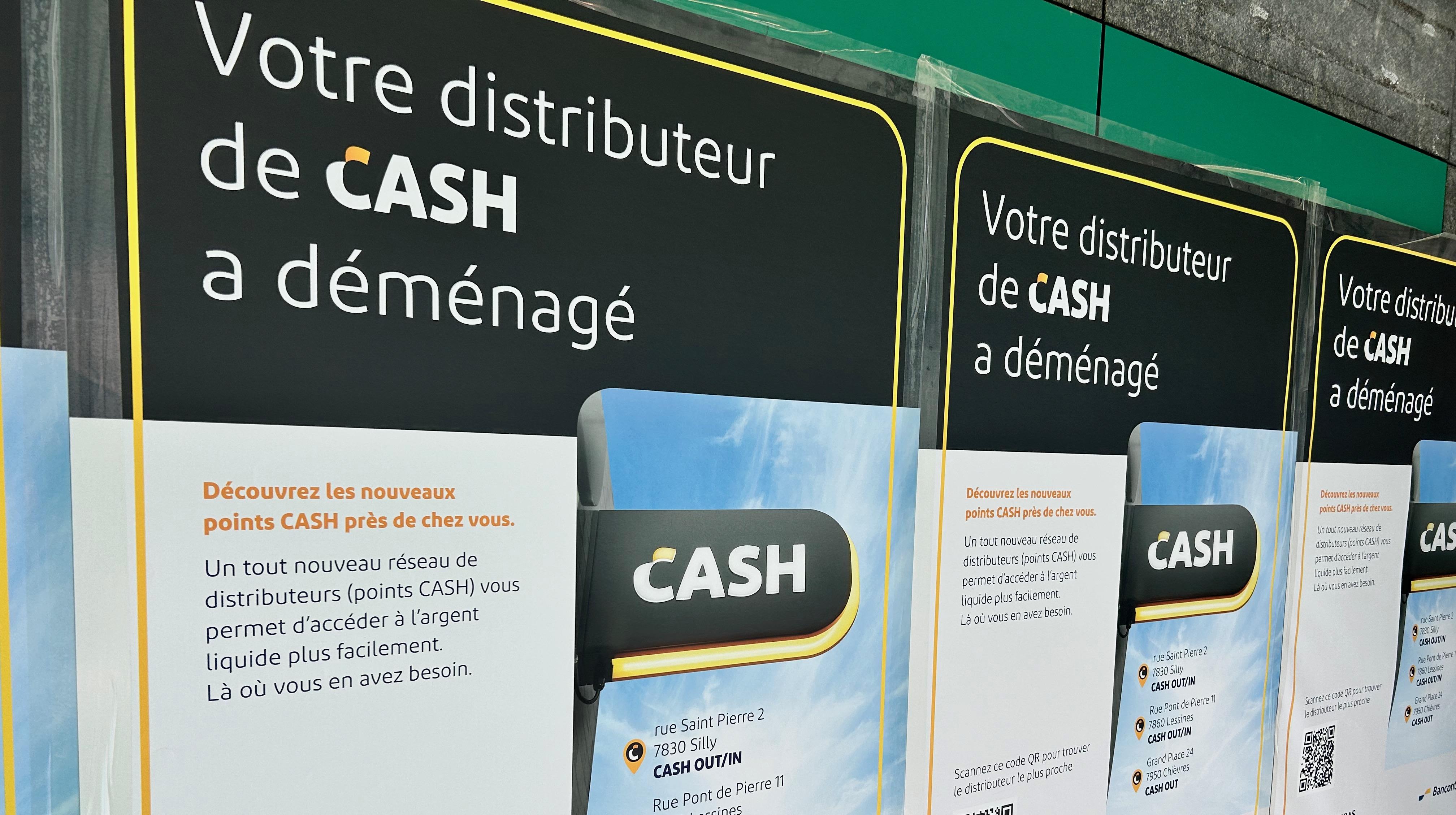 Fermeture des distributeurs à billets de la BNP à Ath : «On fait un peu de blocage pour retarder la disparition des distributeurs, mais on sait bien qu'on n'aura pas le dernier mot»