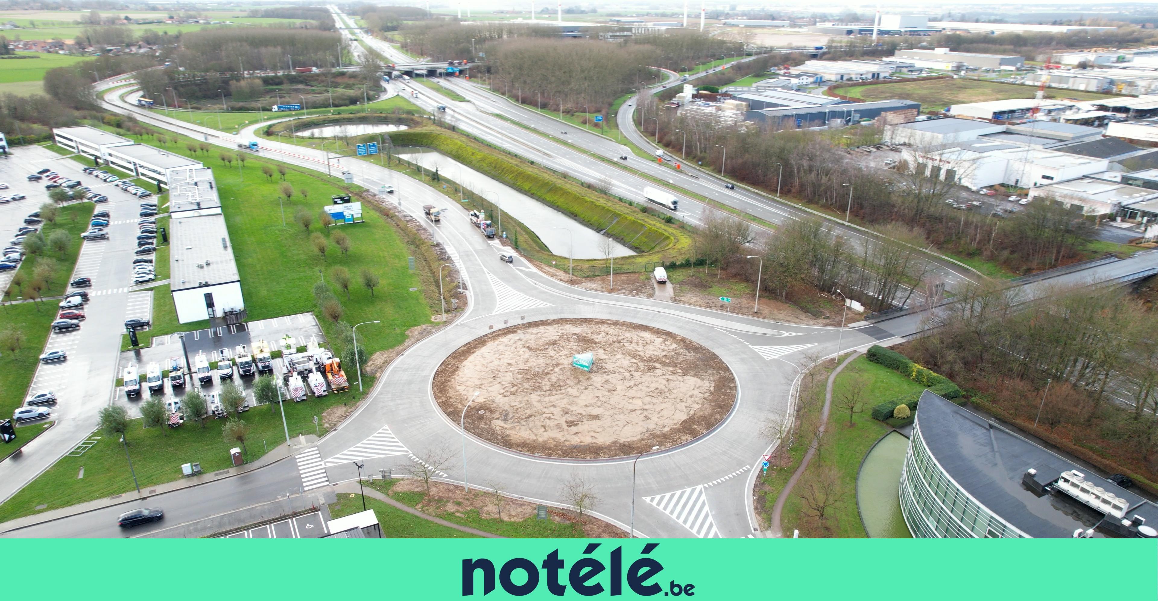 Orcq Zoning d'Orcq : le rond-point de la Terre à Briques rouvert à la ...