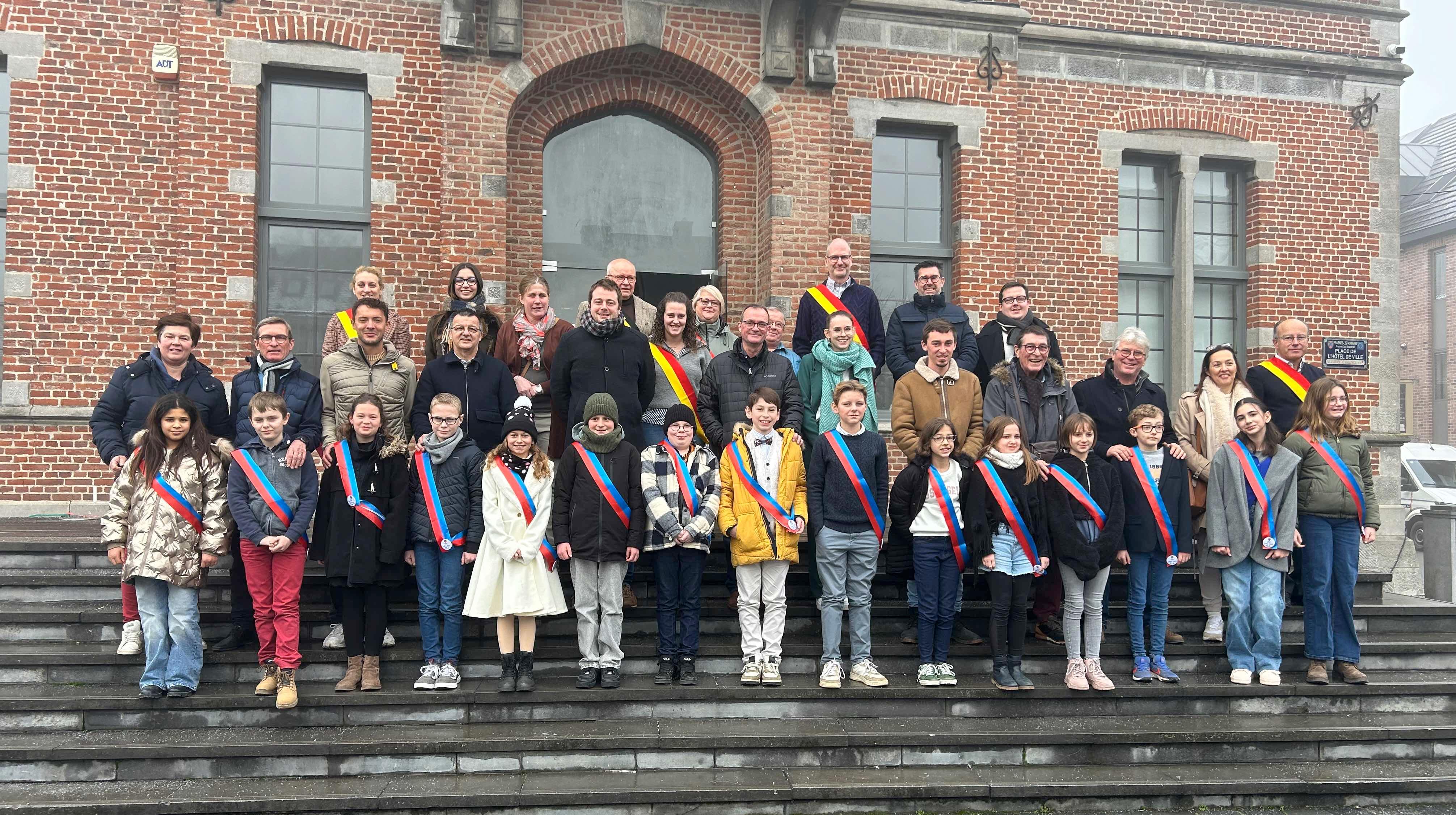 Frasnes : le nouveau conseil communal des enfants est installé