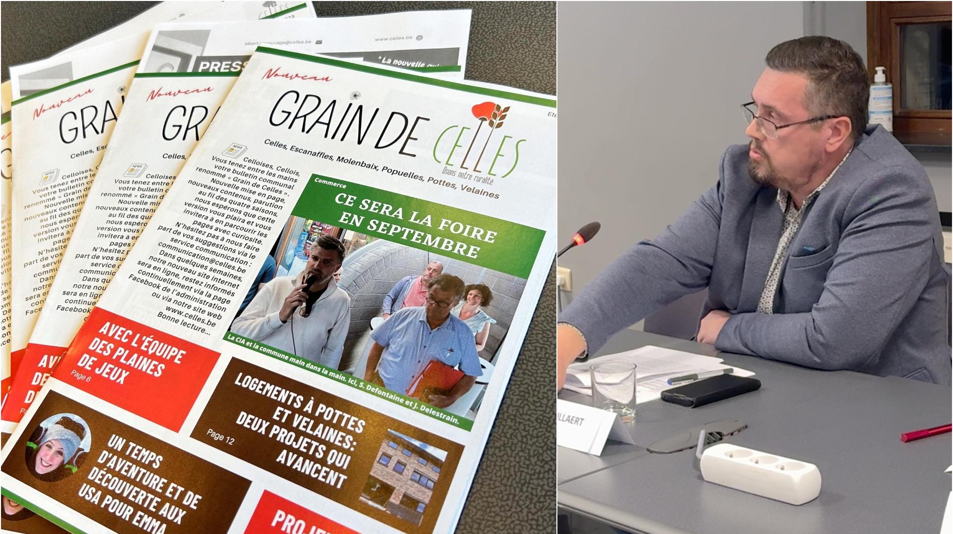Celles : l’attribution d’un marché public pour l'impression du bulletin communal soulève des interrogations