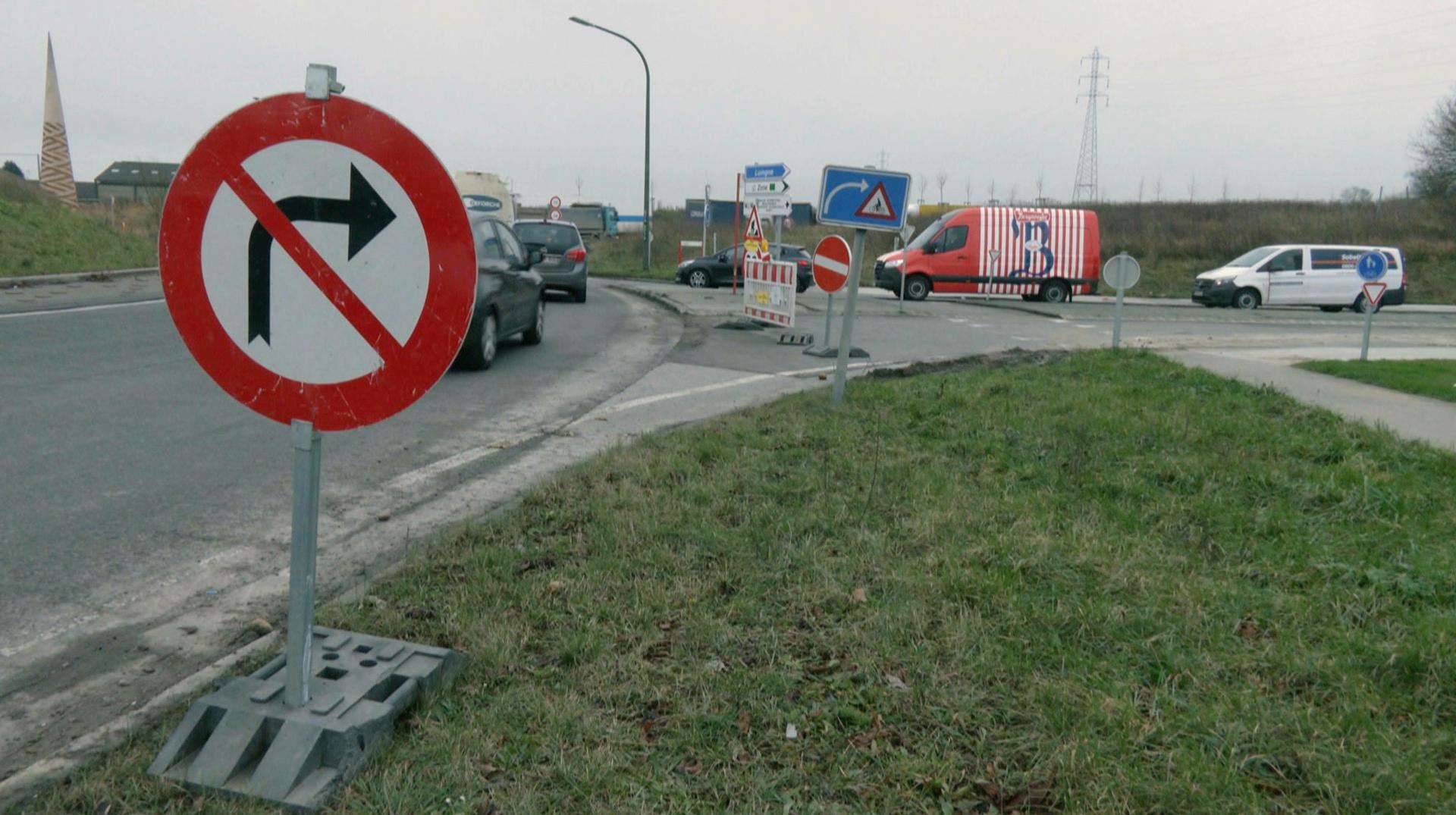 Travaux de la chaussée de Dottignies à Luingne : du changement pendant la phase 2