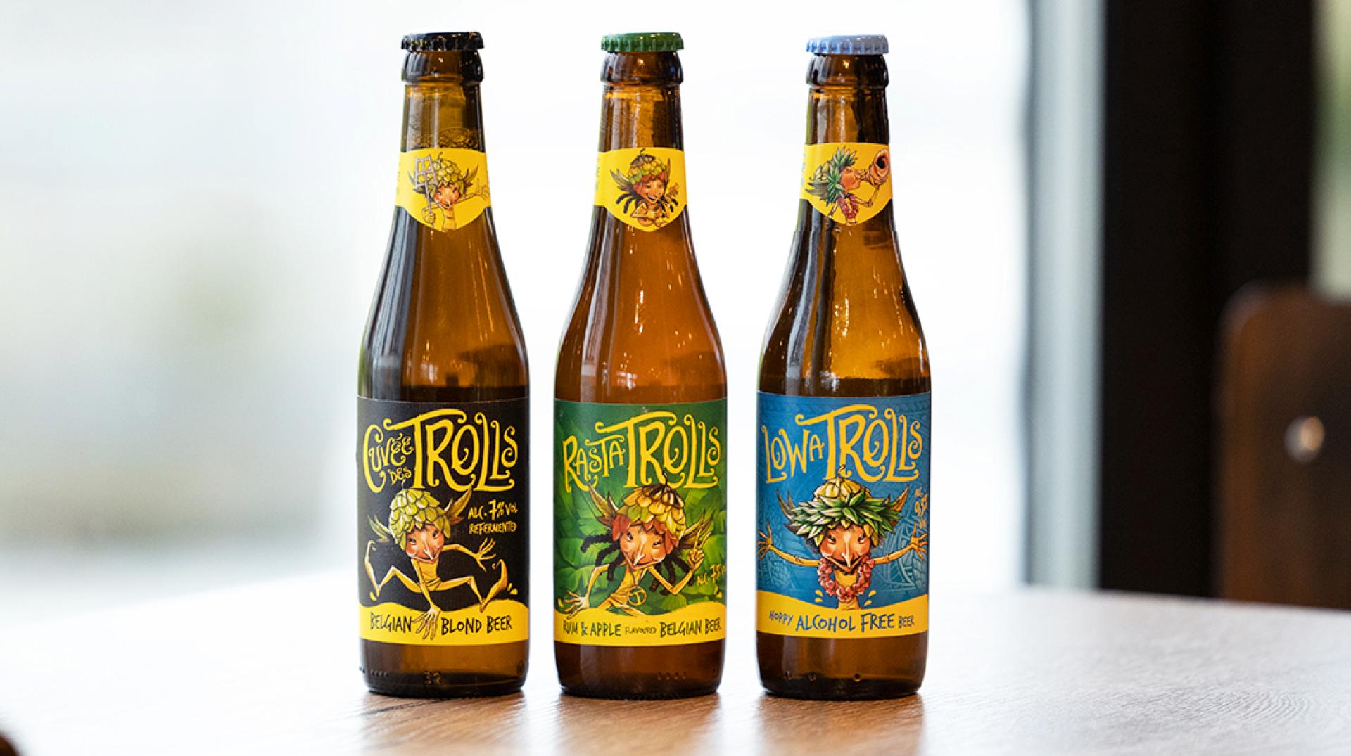 La Brasserie Dubuisson lance une nouvelle bière sans alcool : la Lowa Trolls