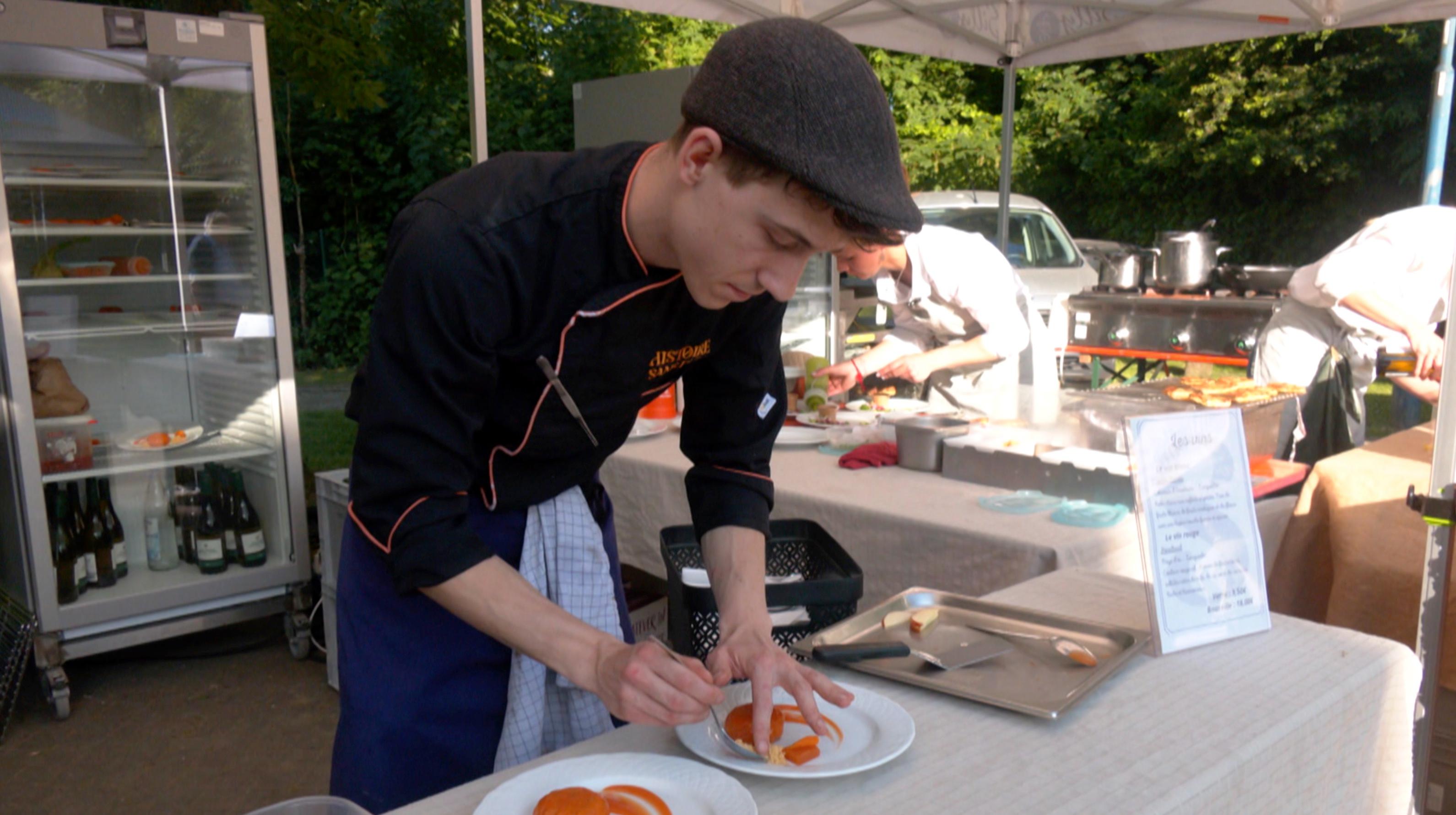 Tom Moreau, chef du restaurant La table de Jeanne à Silly, élu meilleur jeune rôtisseur de Belgique