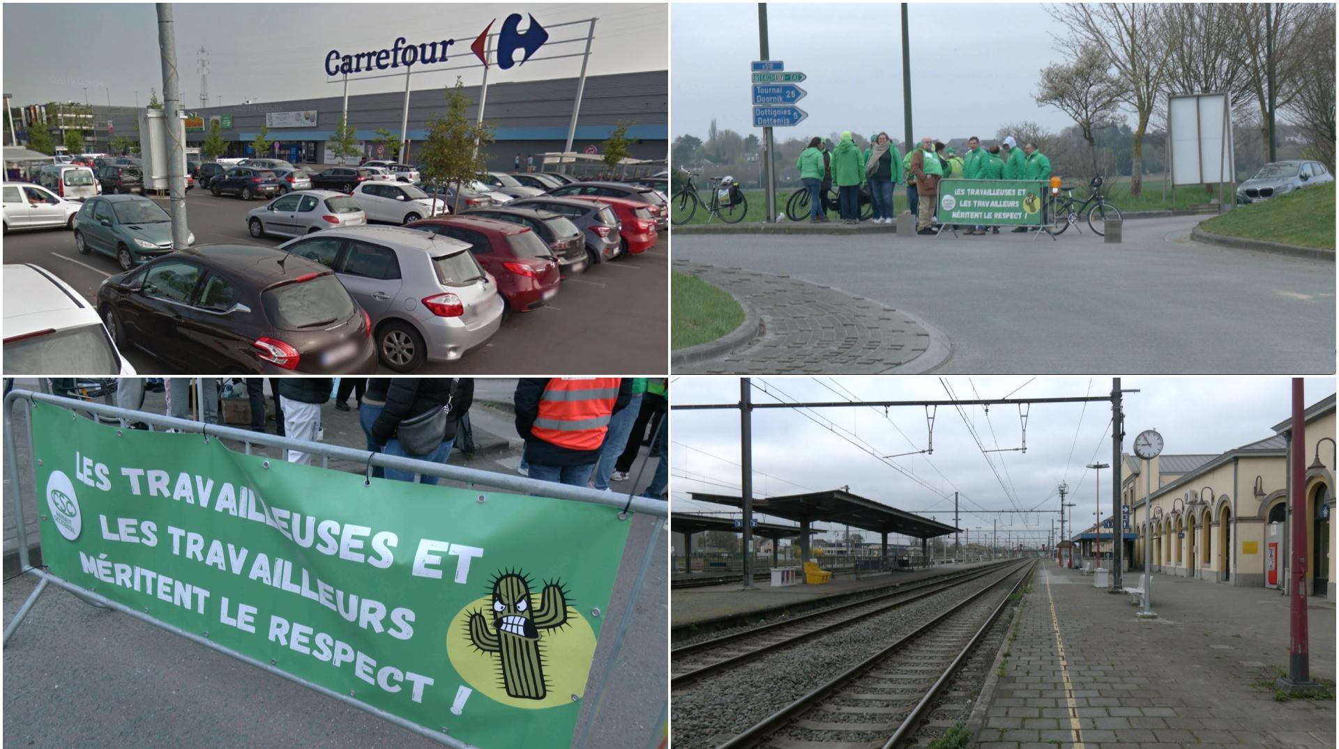 Grève nationale : le Carrefour et le Brico de Froyennes fermés, de nombreux bus et trains supprimés