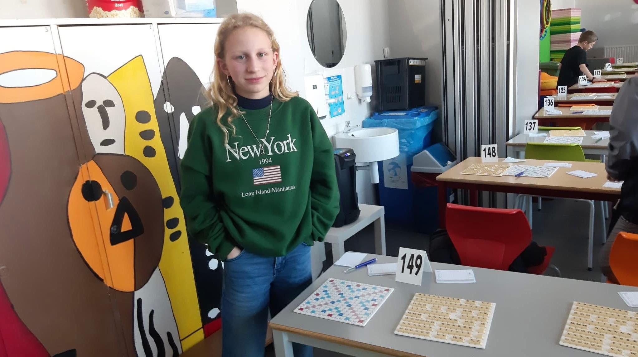Elina Fourmentez hisse le Collège de Kain sur le podium francophone de Scrabble